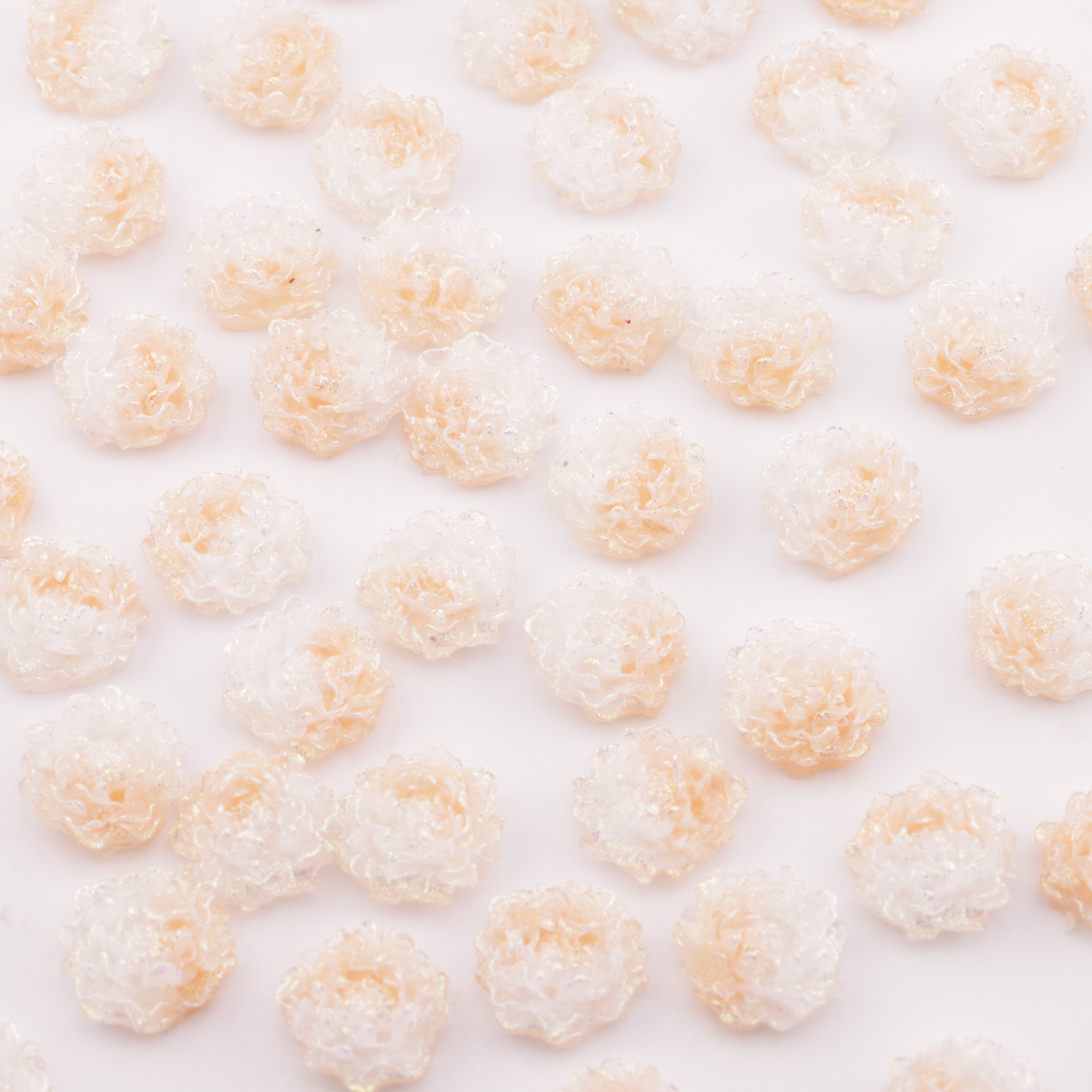 FS5320- 14mm Soft Flower Charms Soft Flower Patches Luminous Glow-In-The-Dark
