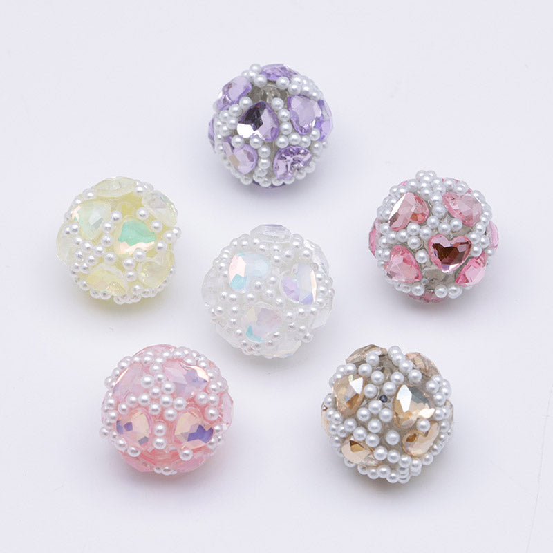 FS4932- 16mm Drilled Beads Heart Love