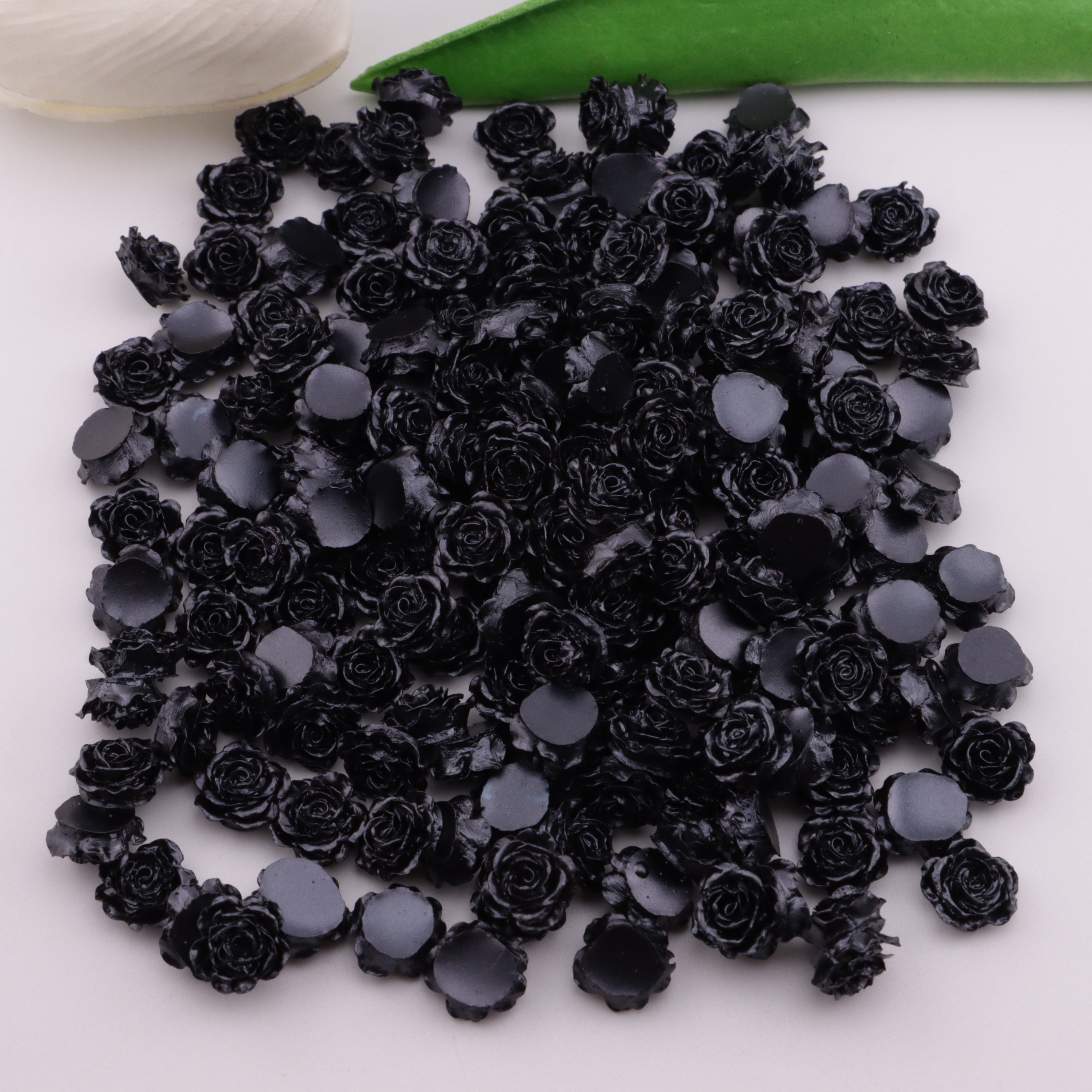 FS5574- 10mm Soft Flower Charms Soft Flower Patches