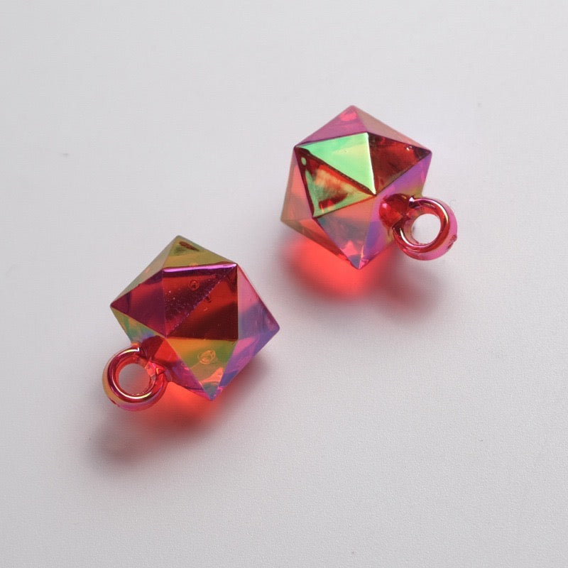 16MM Clear Mixed Color UV The Water Cube Resin Beads Fit For Car