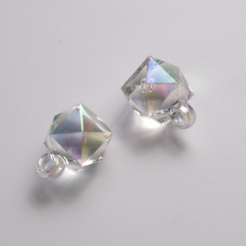 16MM Clear Mixed Color UV The Water Cube Resin Beads Fit For Car