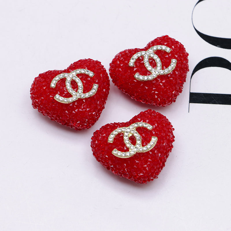 FS4942- 2.5×2.3 Cm Cc Heart-Shaped Granulated Suga