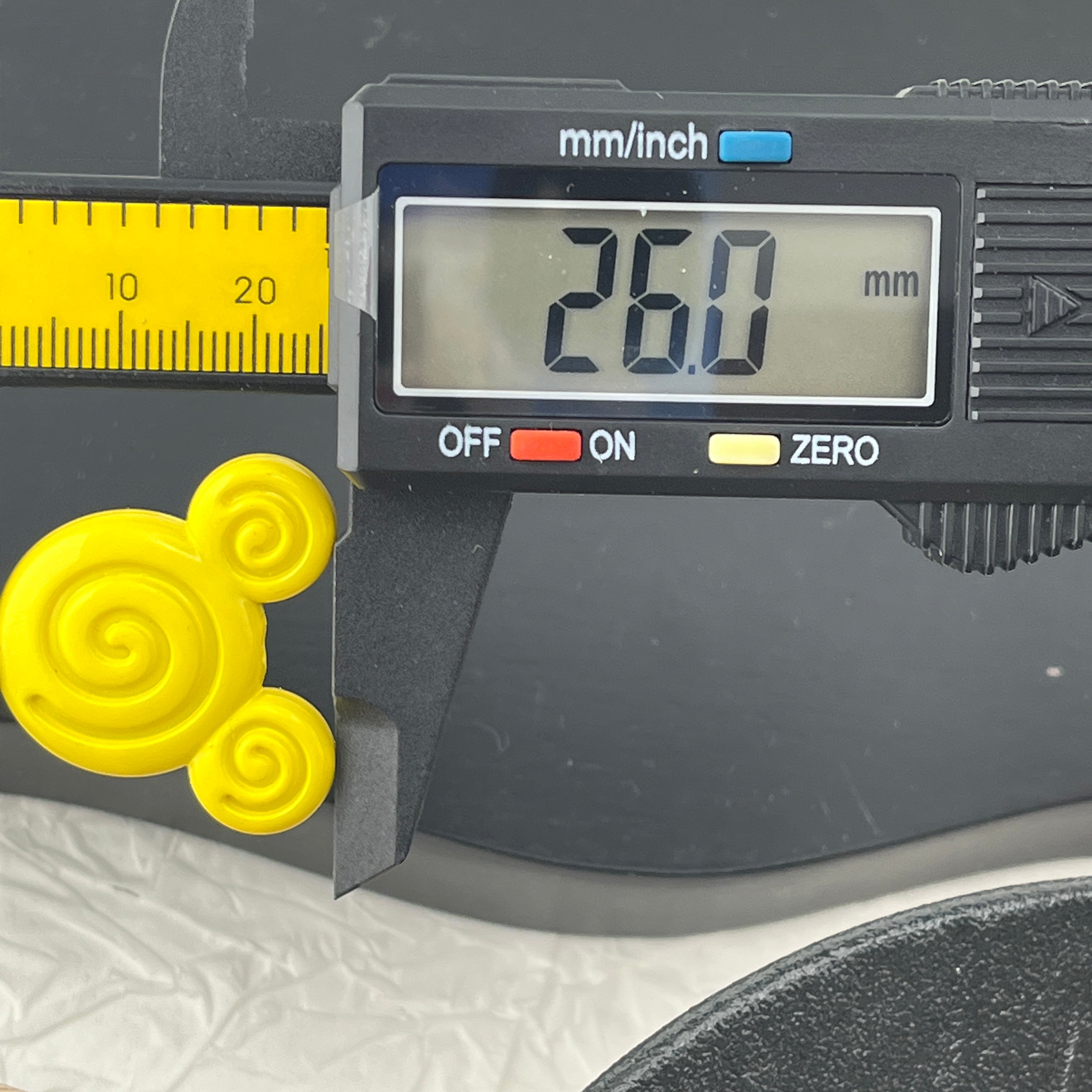 FS2292-10PCS 26MM  Paint mickey head beads
