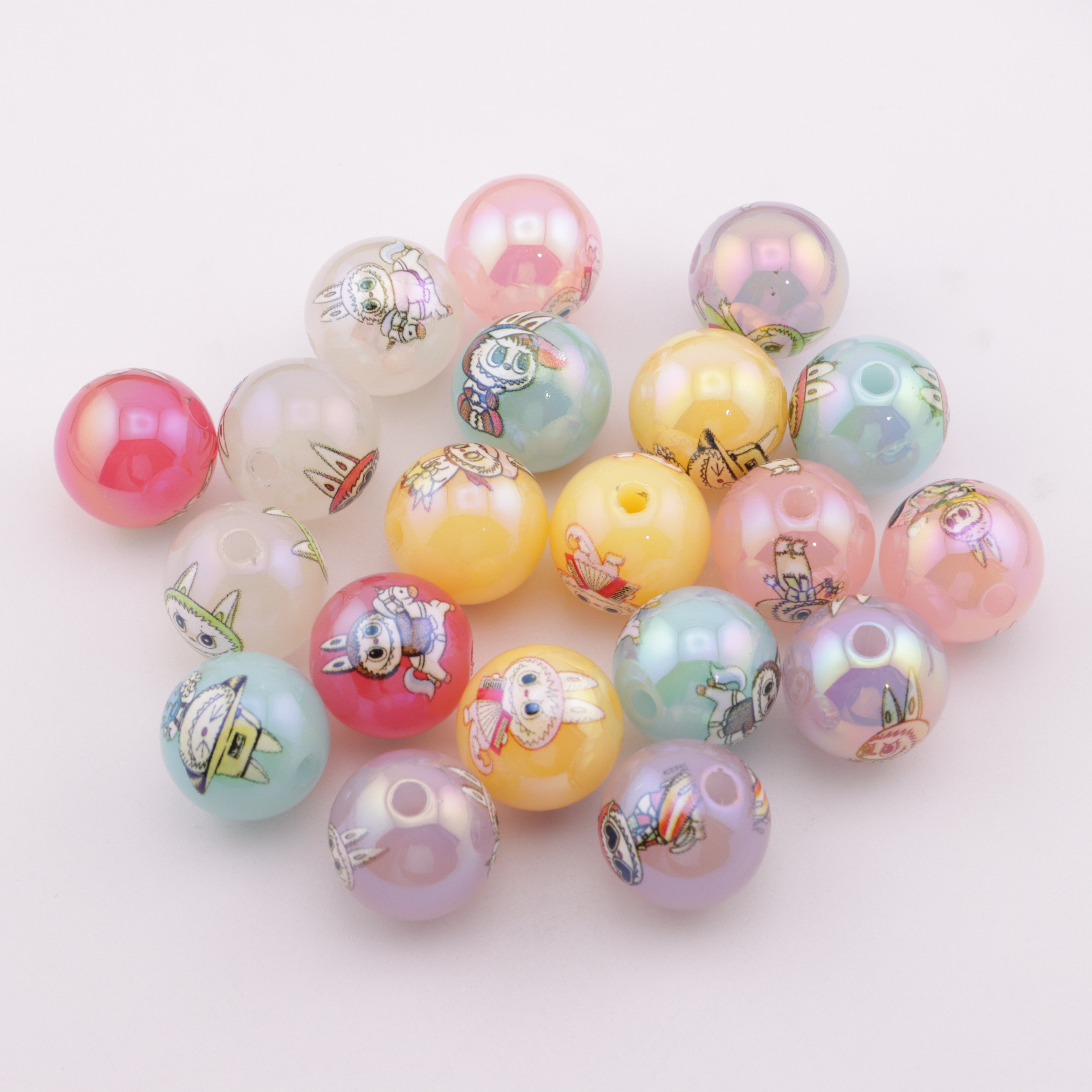 FS5803- 16mm Jelly Color Series Lbb Acrylic Beads