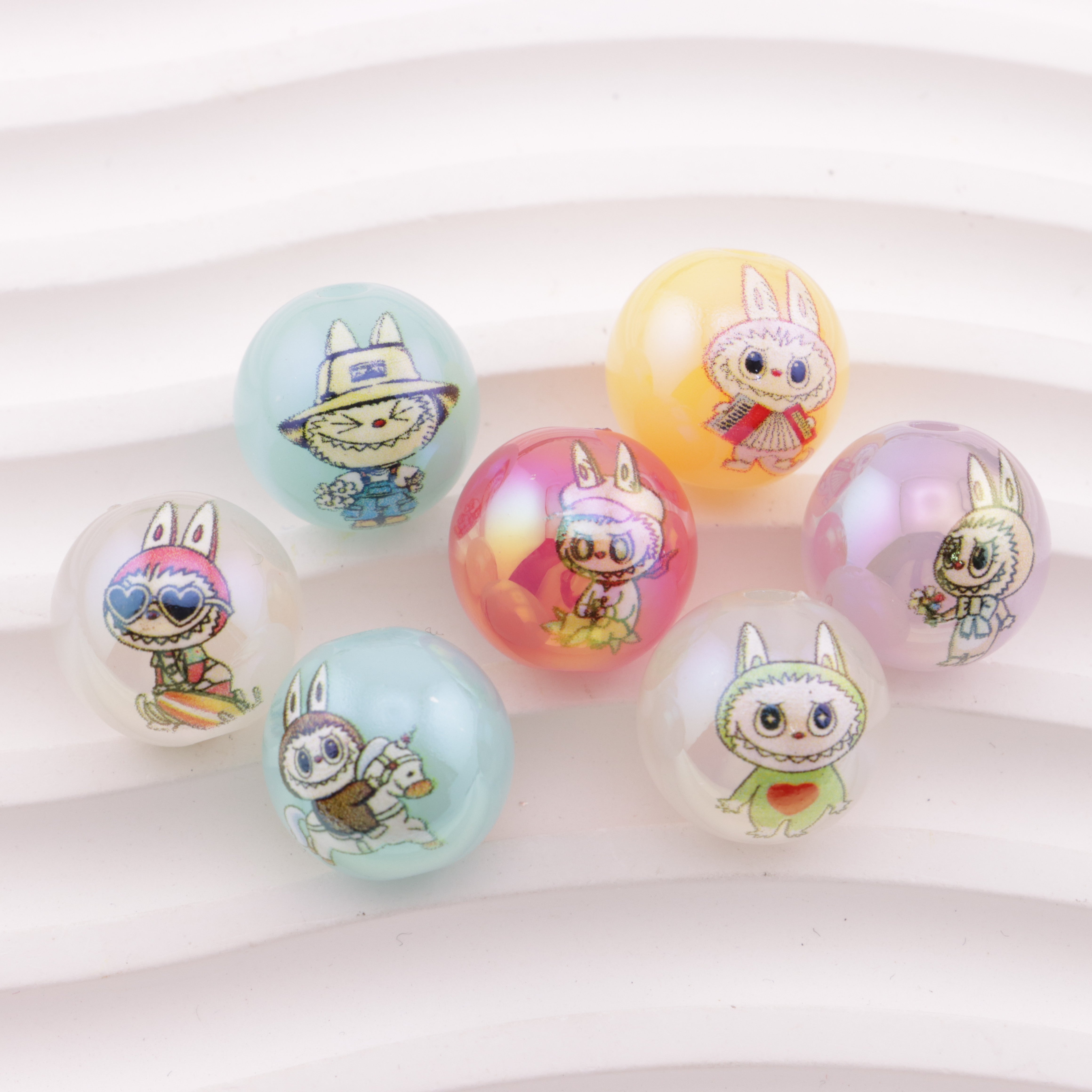 FS5803- 16mm Jelly Color Series Lbb Acrylic Beads