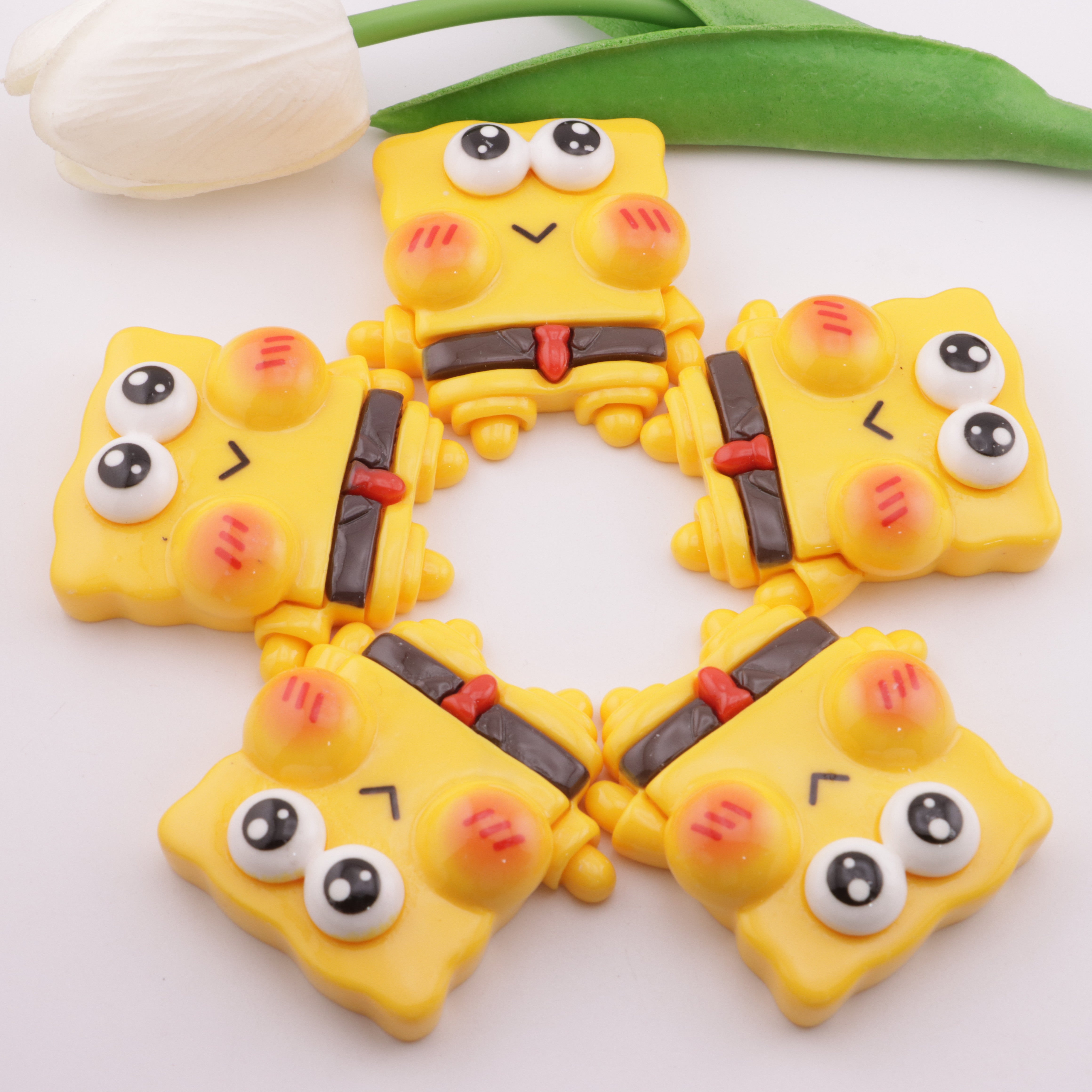 FS5701- SpongeBob Cream Resin Patches