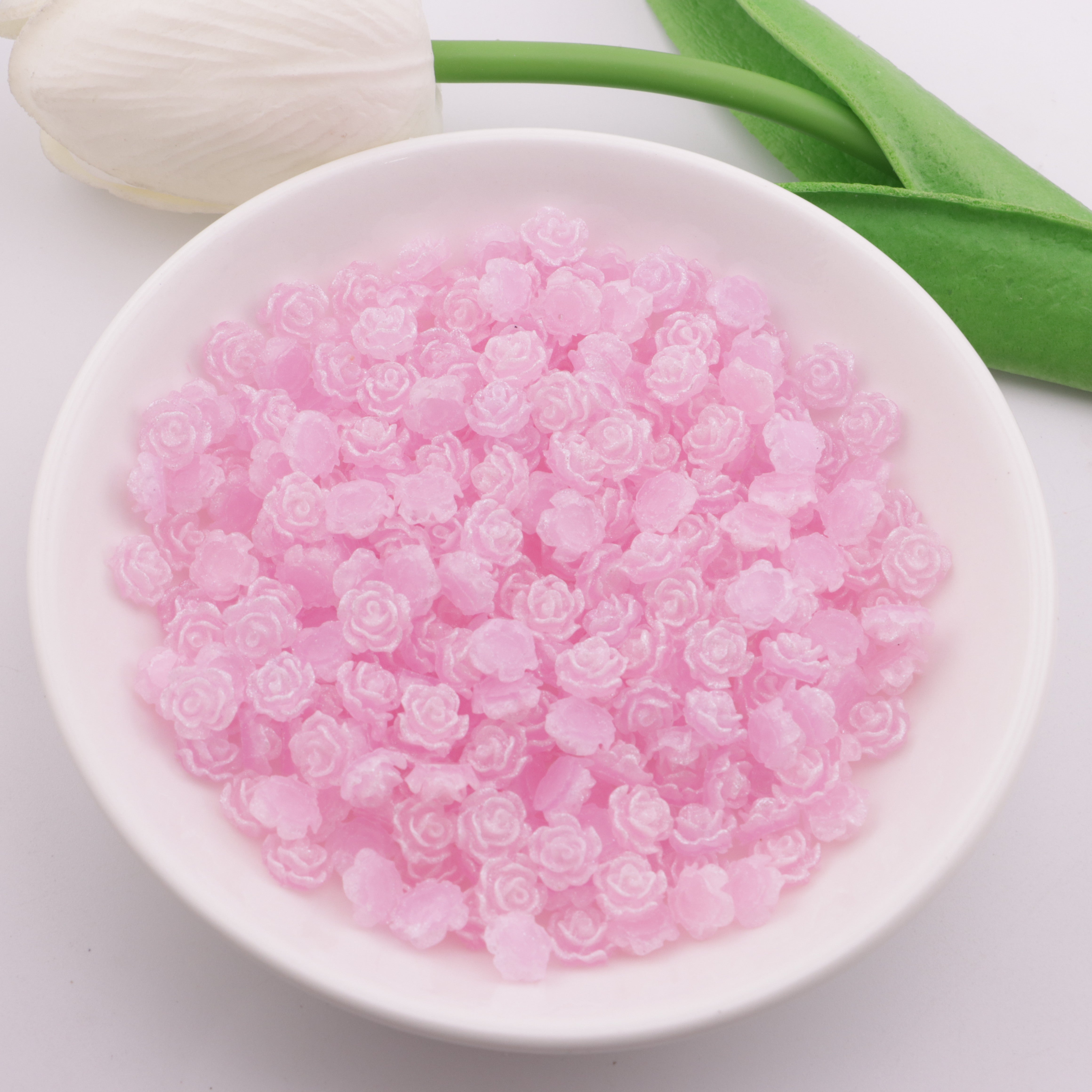 FS1350- 8mm Glow-In-The-Dark Rose Rose