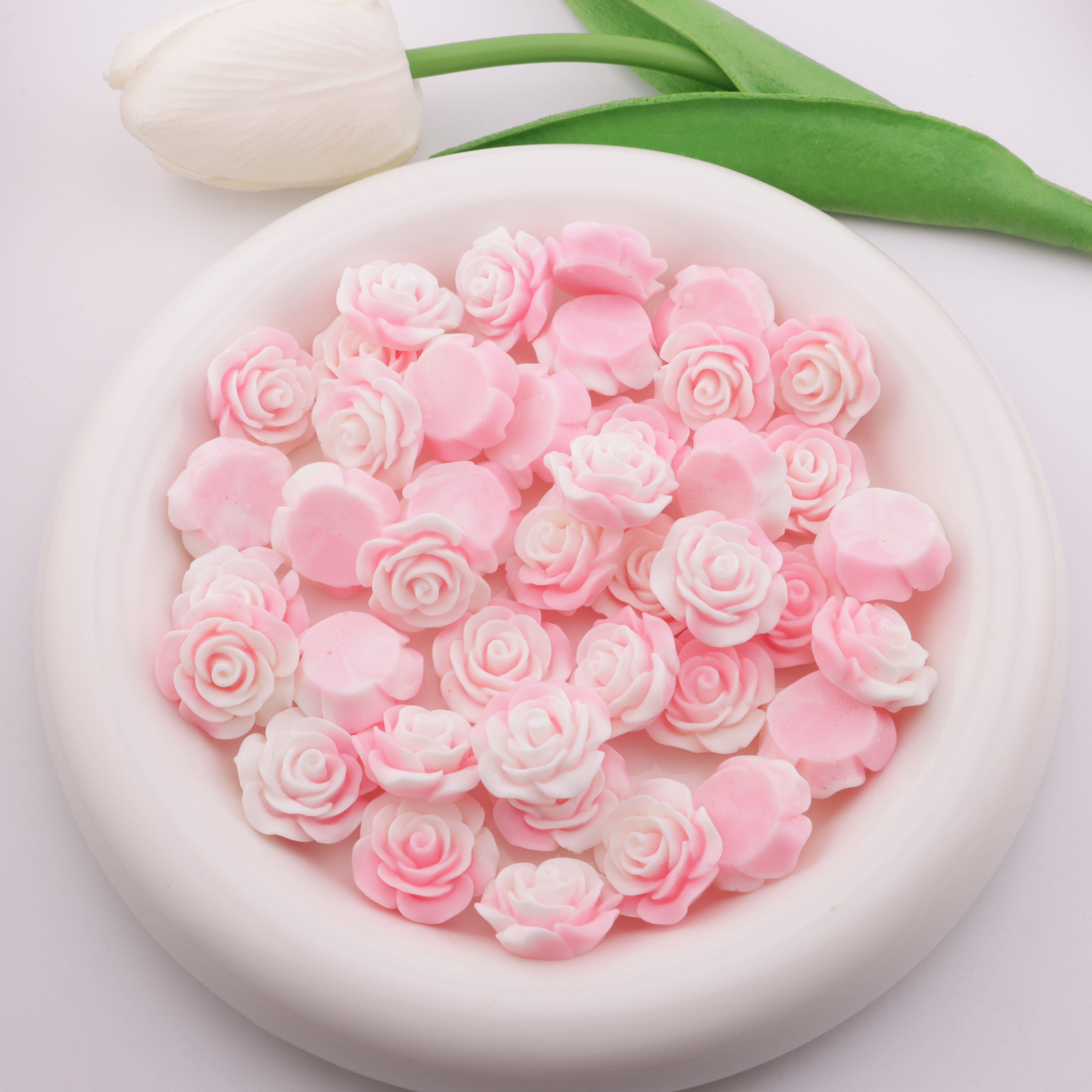 FS5375- 20mm Pink Gradient Resin Flowers