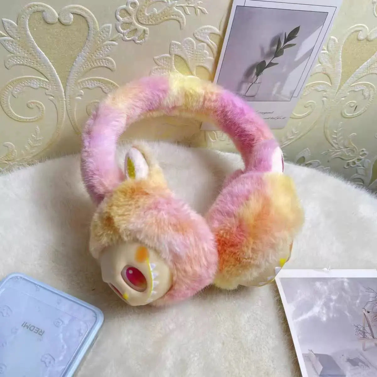Labubu 3.0 Fluffy Ear Warmer Zoe's DIY Shop