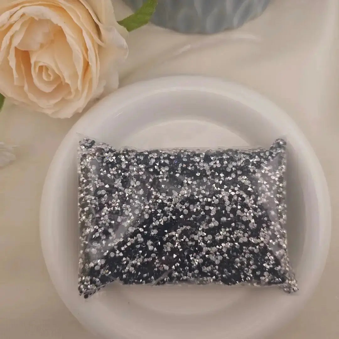 Mixed 2MM Sugar Diamonds + 3MM and 4MM Pearl for Sweets Ice Cubes Jelly Fondant Decoration Sugar Paste Soap Jewellery DIY Zoe DIY Wholesale