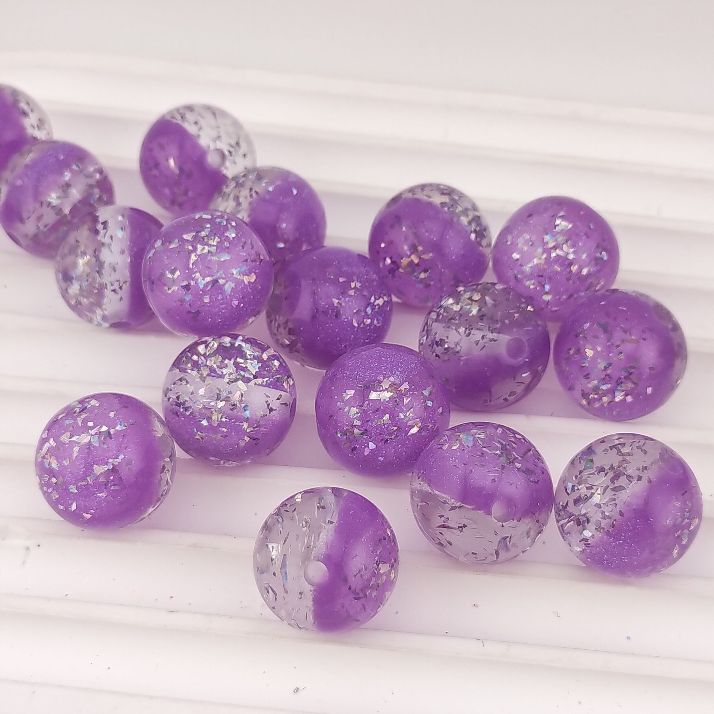 16MM Round Mixed Color Resin Beads Fit For Beadable Pens