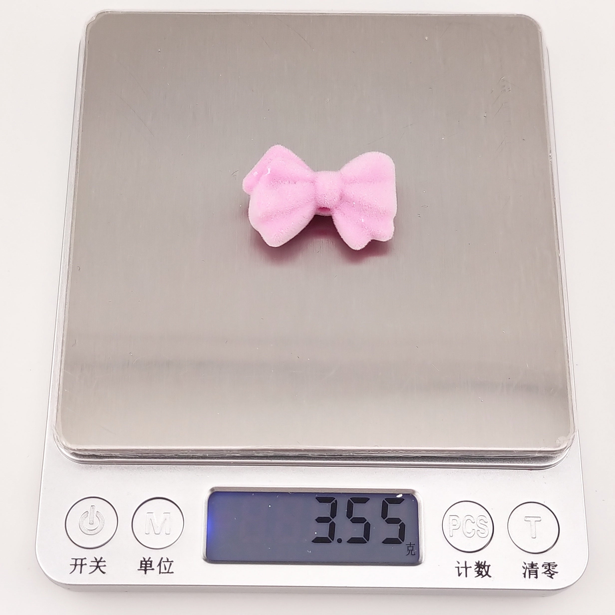 30mm Flocking Bow Acrylic Beads Fit For Beadable Pens