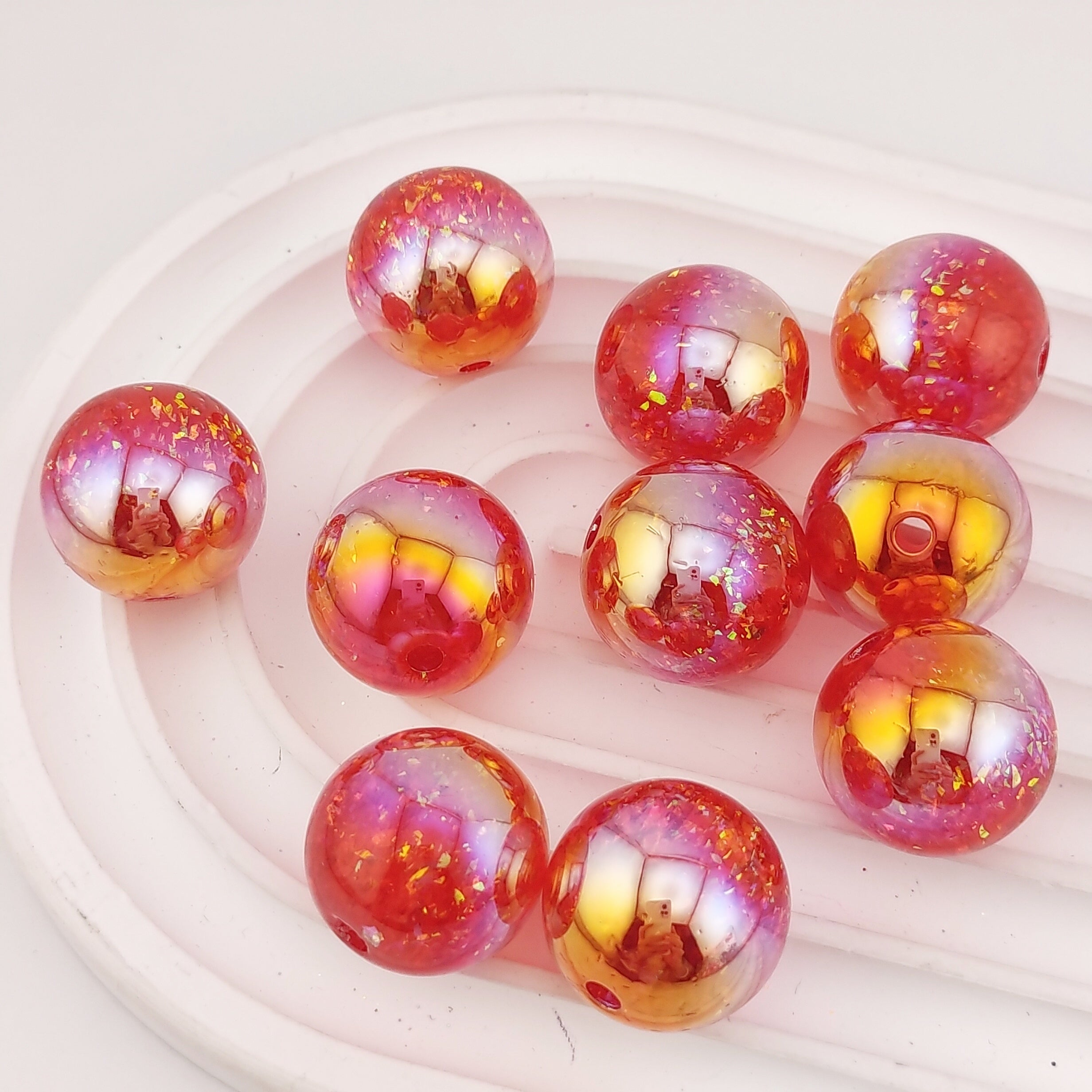 20MM Round Resin Beads Fit For Beadable Pens