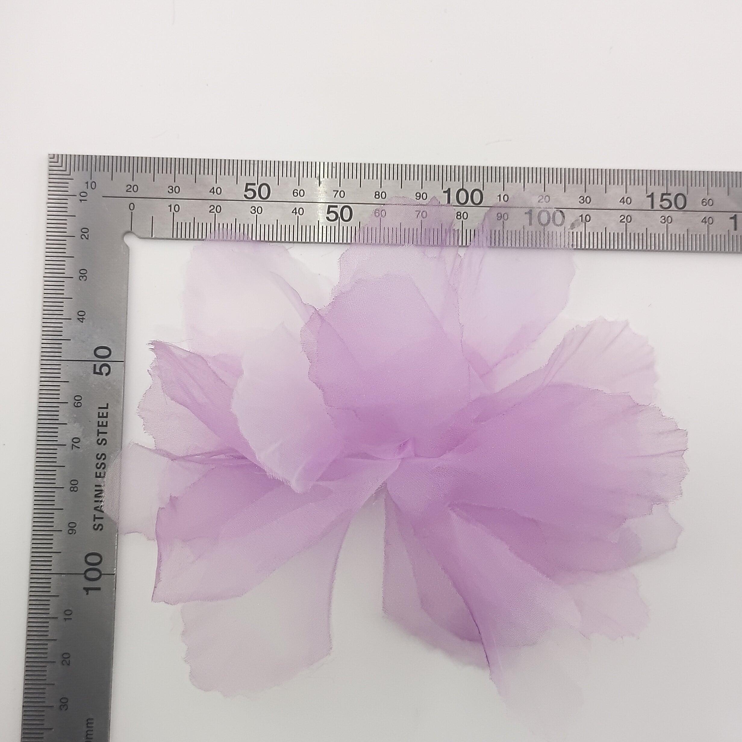 130MM Fabric Art  Purple Flower Looking Accessories