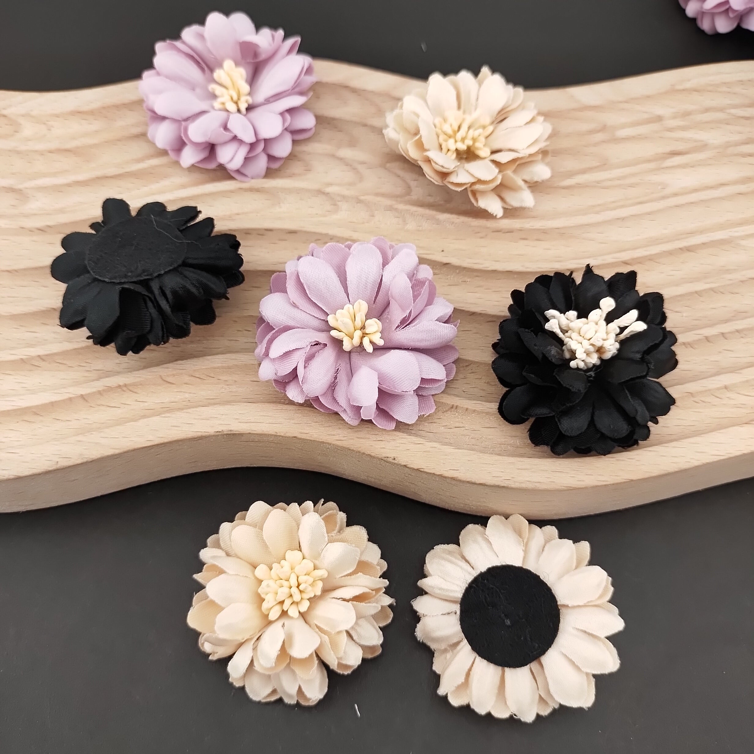 41MM Mixed Color Fabric Daisy Accessories For Making Fancy Bead