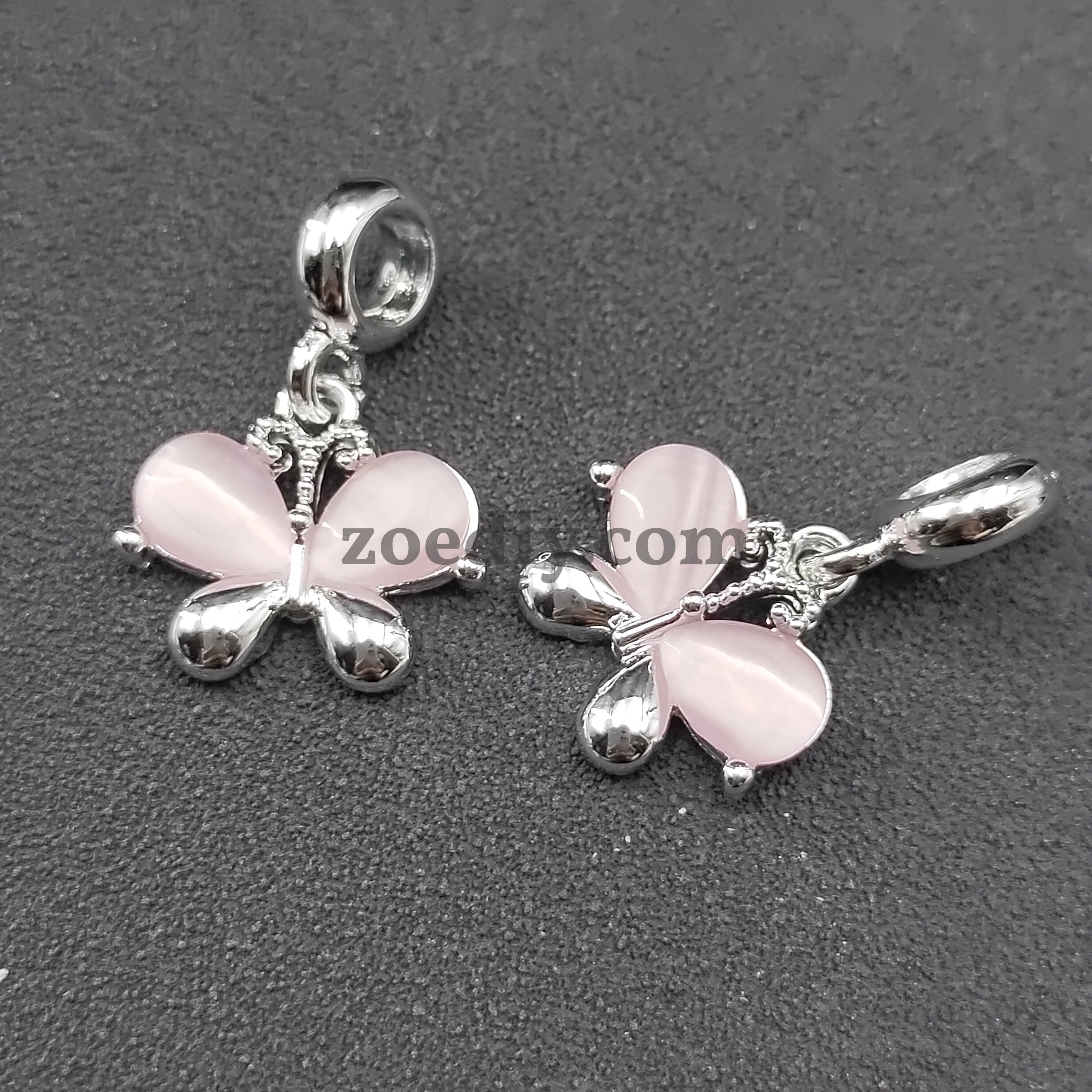 FS0926- Mixed Colors beauty cute  Butterfly Charms Spacers