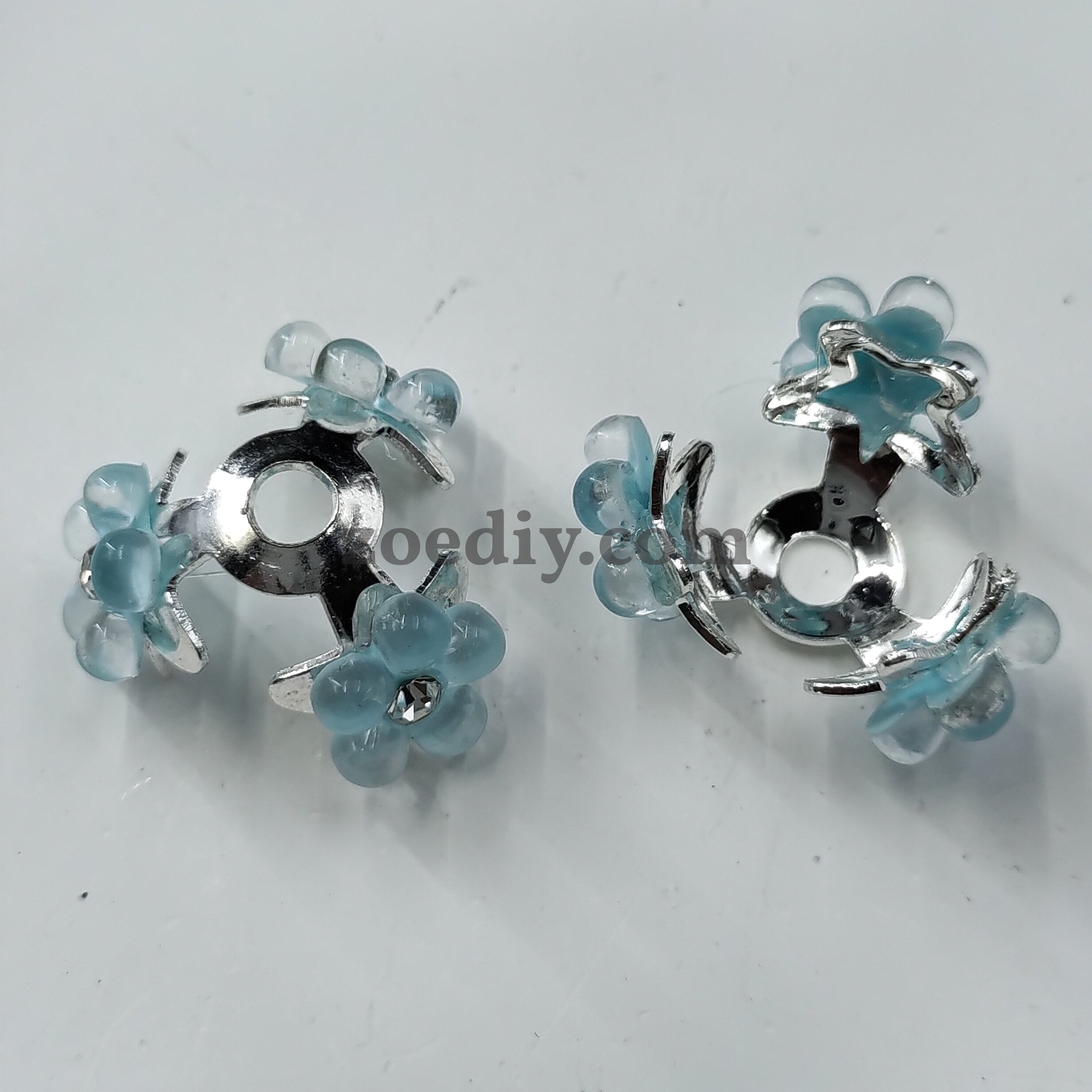 FS0308- 23MM  Mixed Color Flower Spacer For Beads