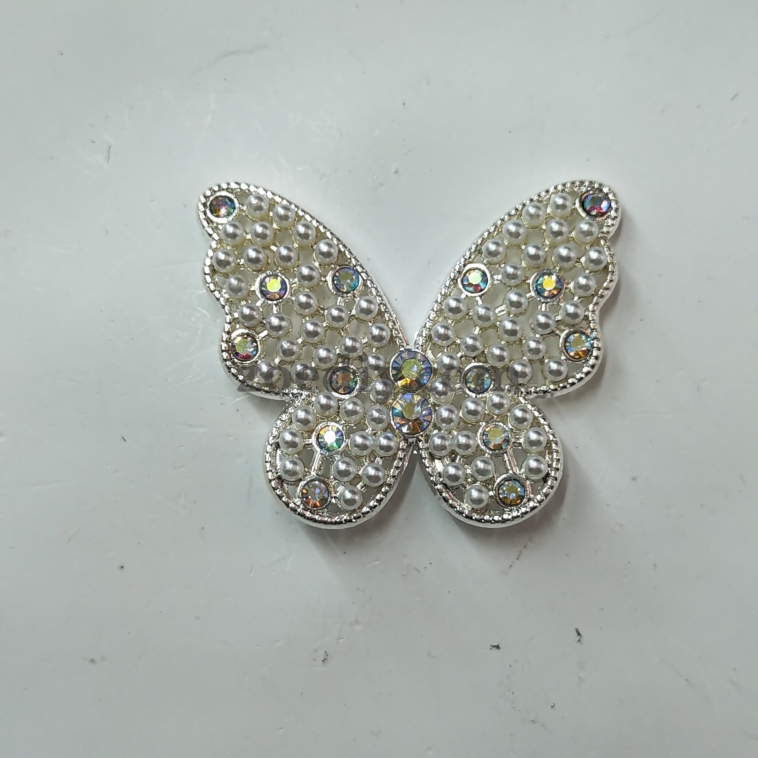 FS0310-33MM Diamonds and Pearls Butterfly Charms Accessories For Making Fancy Beads