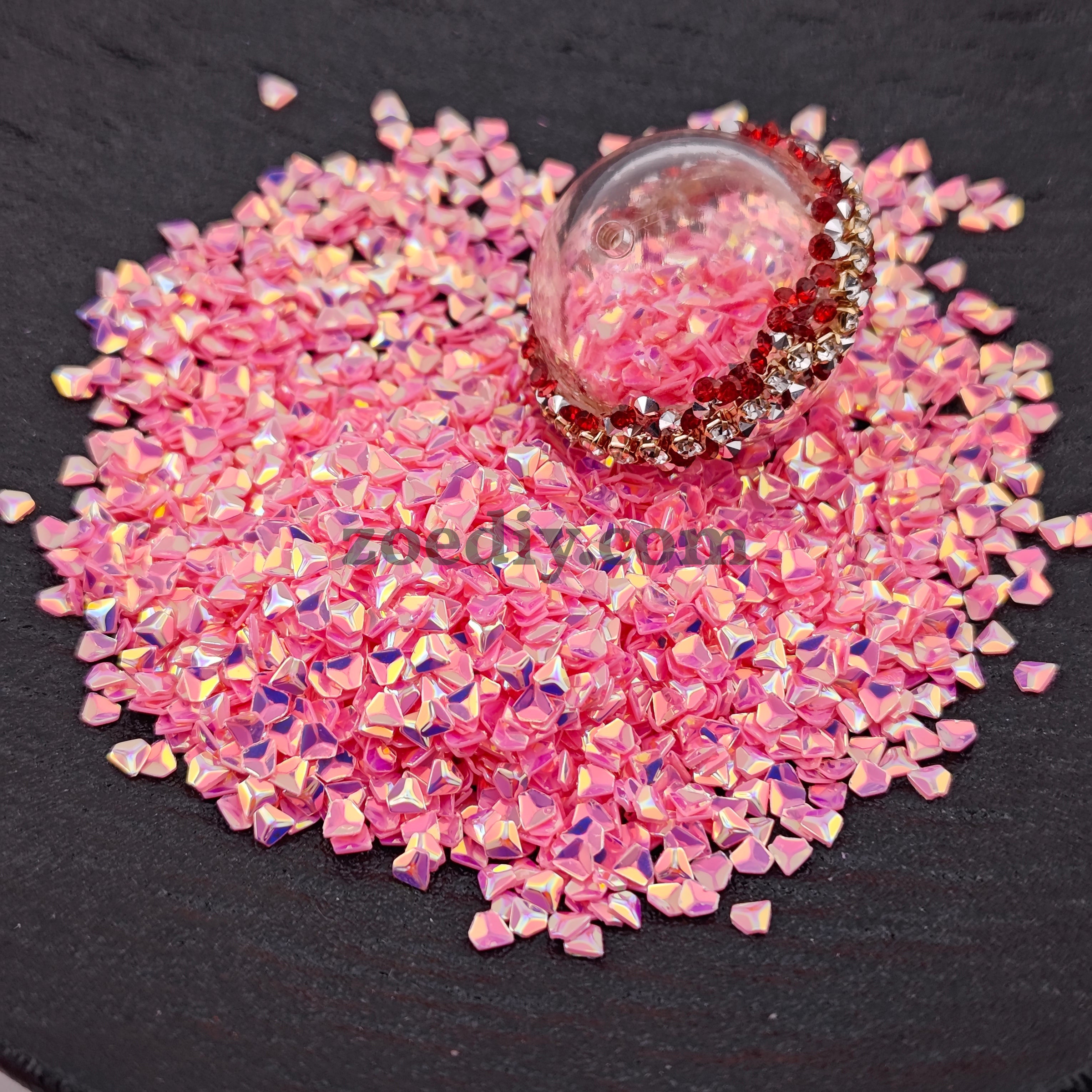 FS1607- 4mm Diamonds Flash Glitter Chip for DIY Shakes or Beads