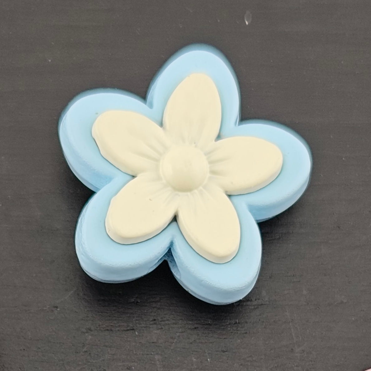 FS2789- 5PCS 14.5mm Alloy five-petaled flowers Beads For making keychain