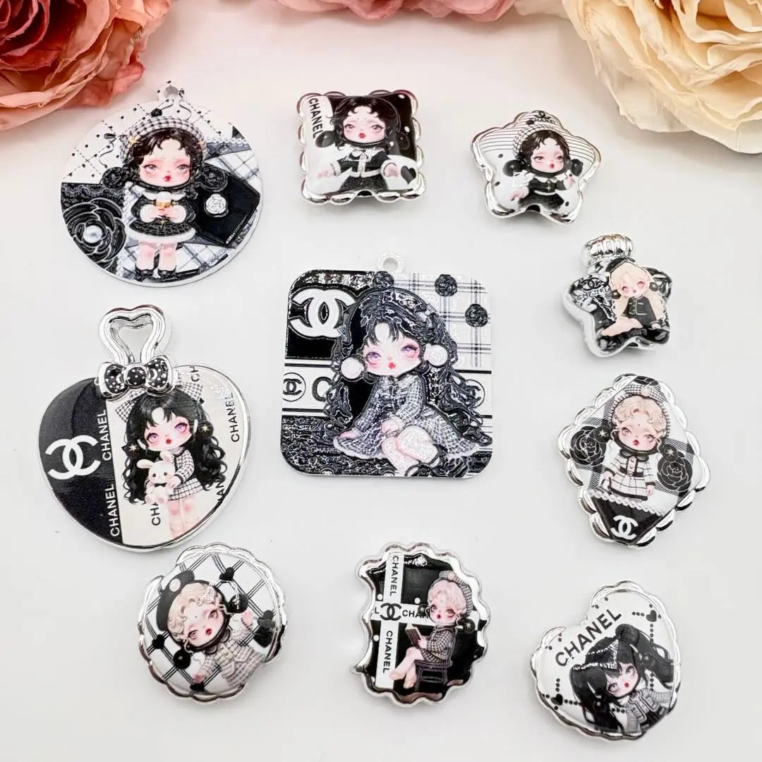 PP10915-Mixed SP Acrylic Beads Zoe DIY Wholesale