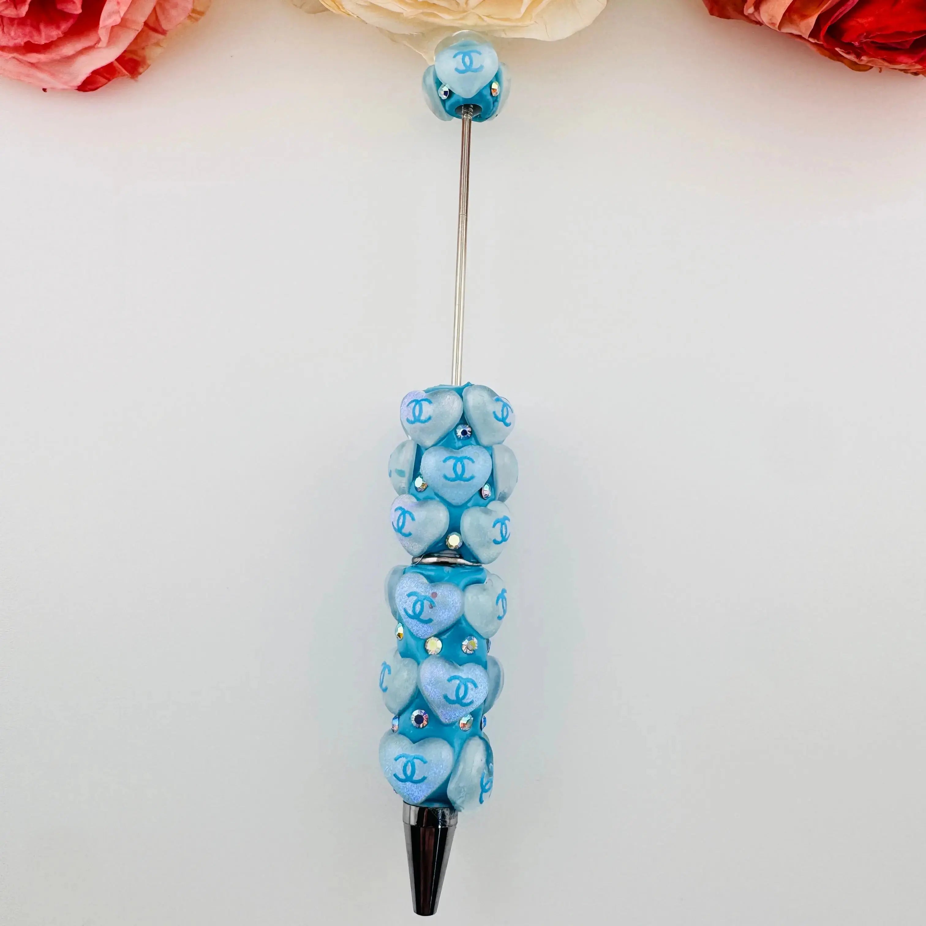 PP18132-Heart Clay Beadable Pens As Pictures Show Zoe DIY Wholesale