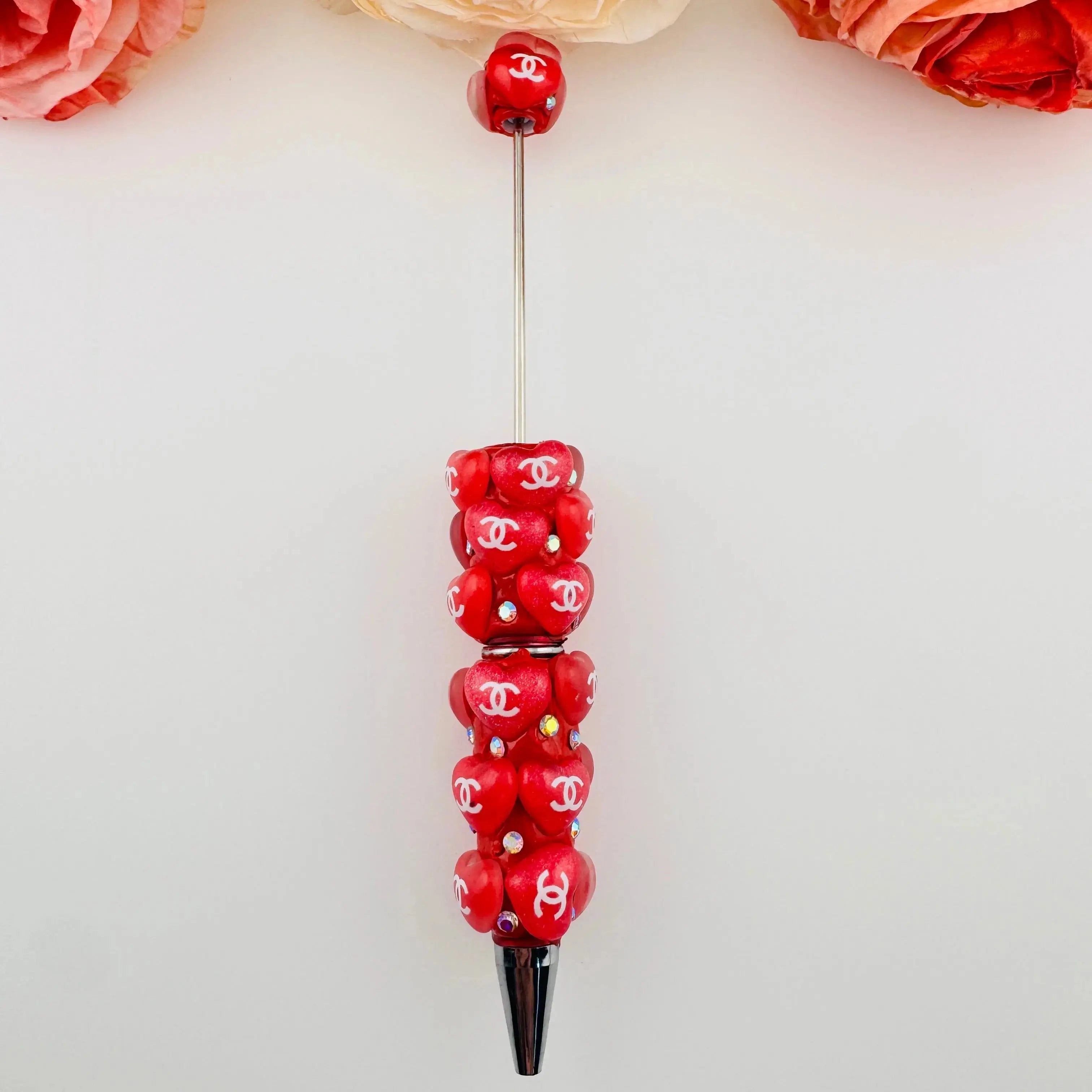 PP18132-Heart Clay Beadable Pens As Pictures Show Zoe DIY Wholesale