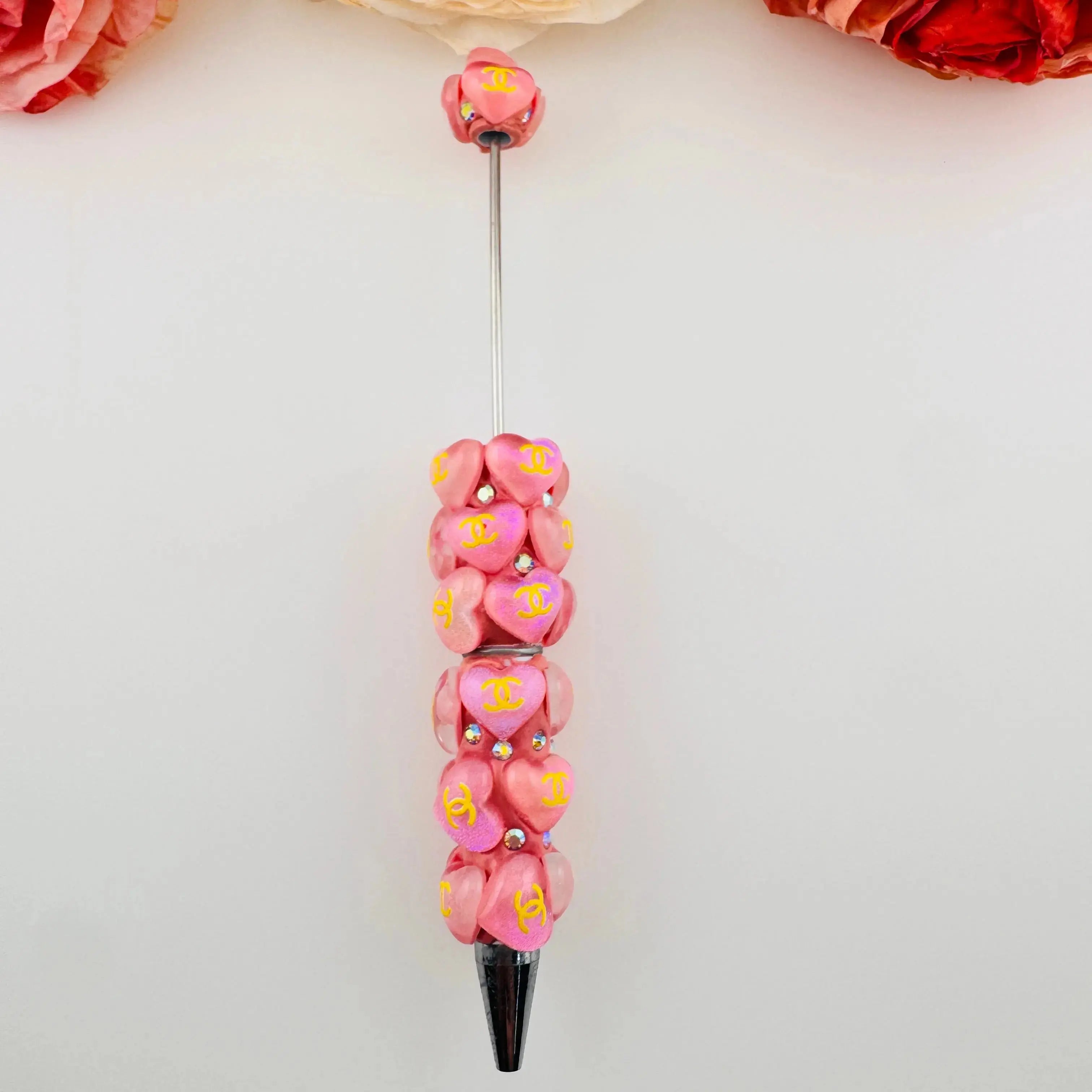 PP18132-Heart Clay Beadable Pens As Pictures Show Zoe DIY Wholesale