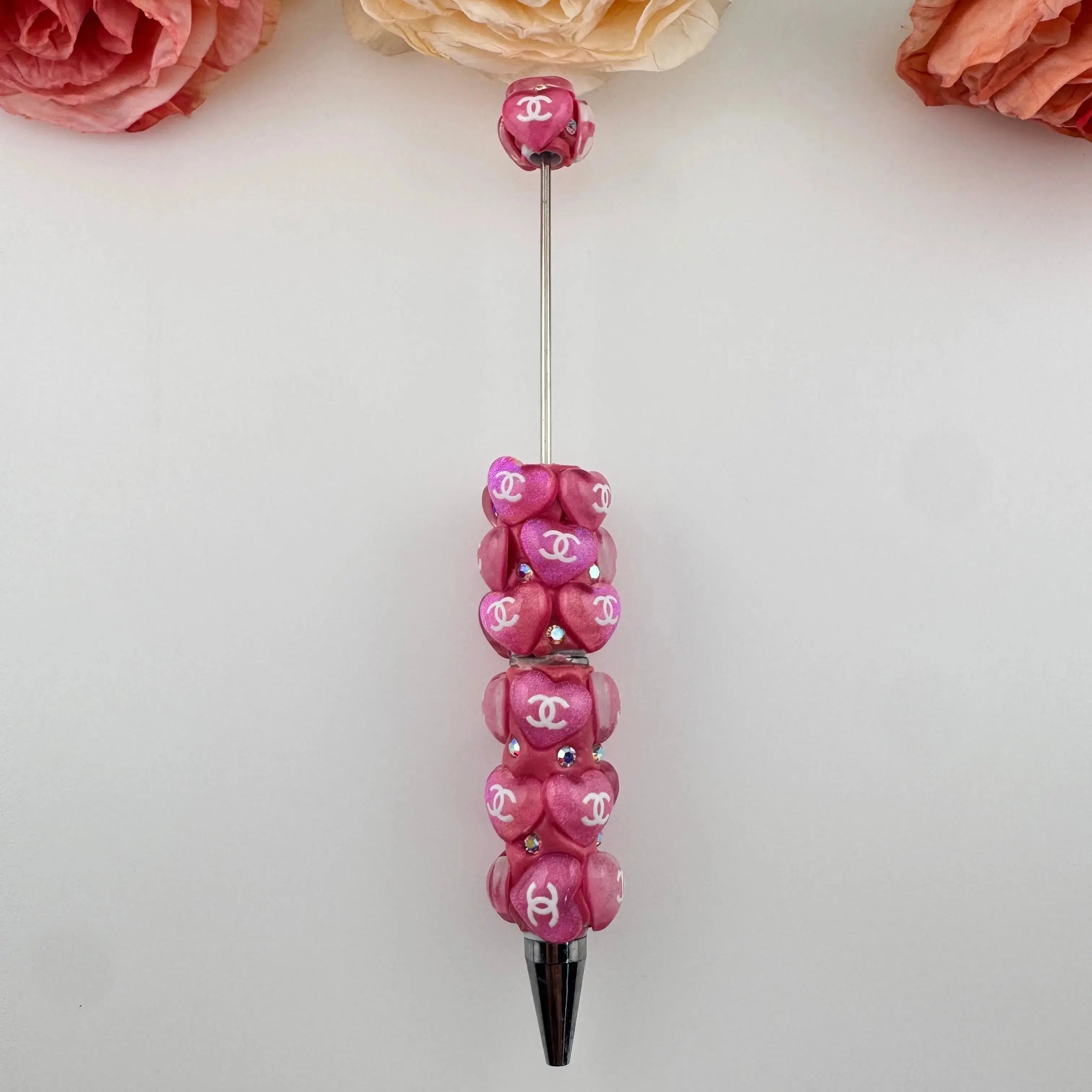 PP18132-Heart Clay Beadable Pens As Pictures Show Zoe DIY Wholesale