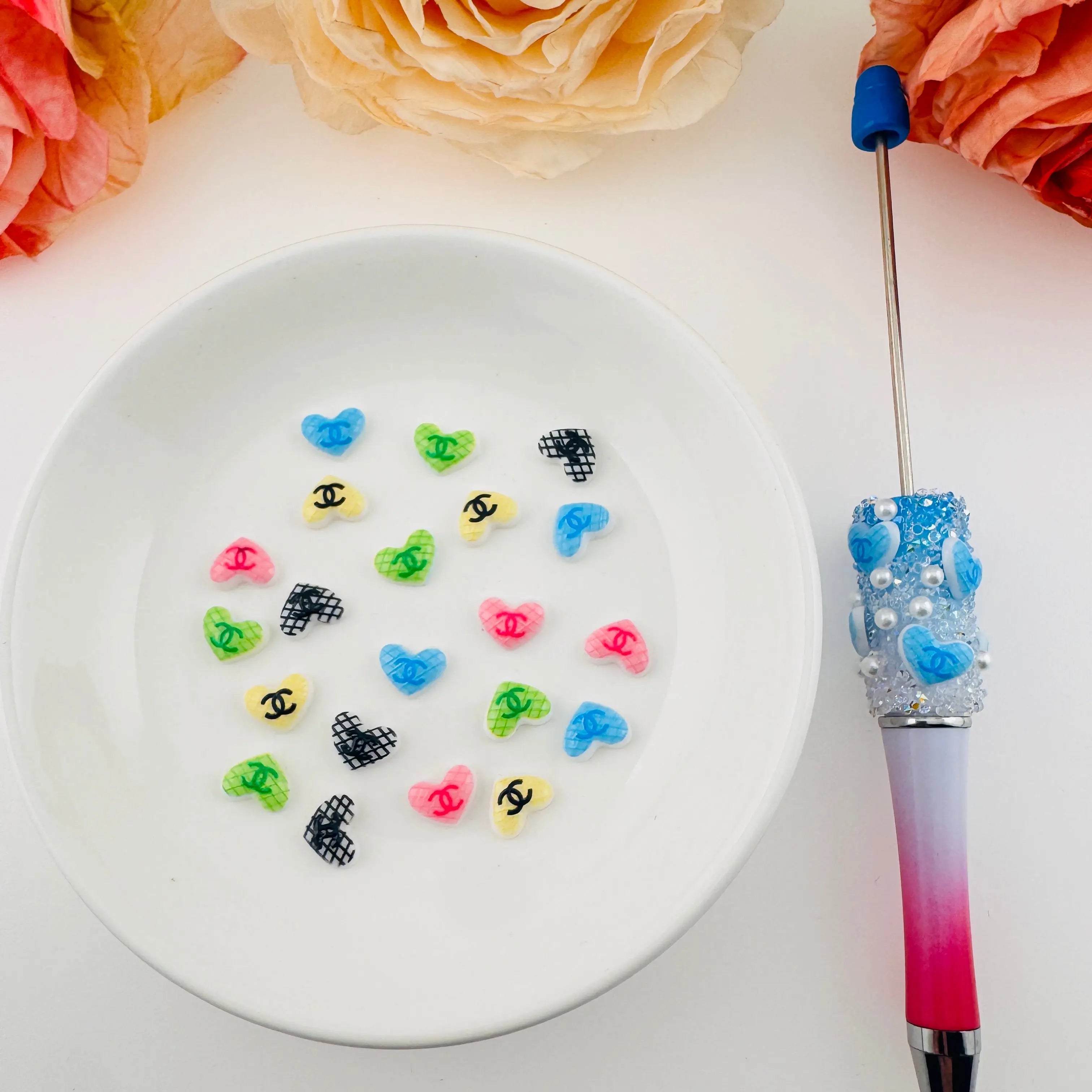 PP18279-About 7×9mm Nail Charms As Pictures Showed Zoe DIY Wholesale