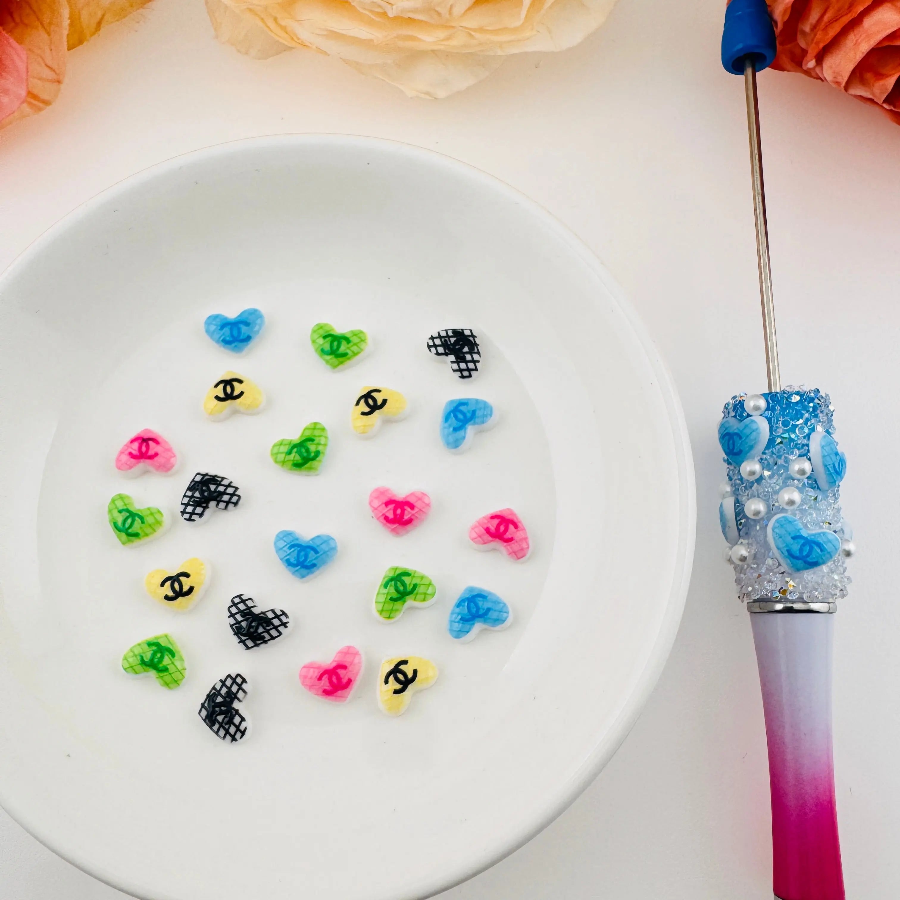 PP18279-About 7×9mm Nail Charms As Pictures Showed Zoe DIY Wholesale
