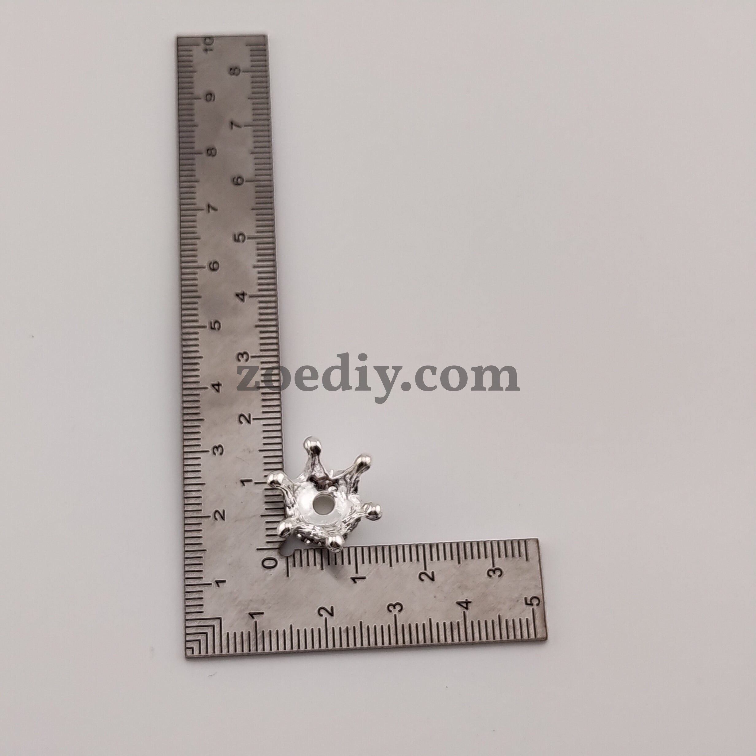 FS1114-15MM  Sliver Crown Spacer Fit For Beadspen Beads