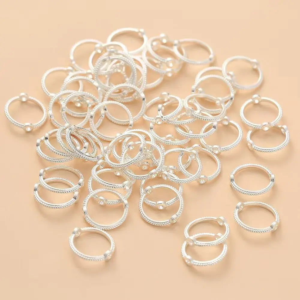 Twist Alloy Beaded Bracelet ZoeDIY Shop