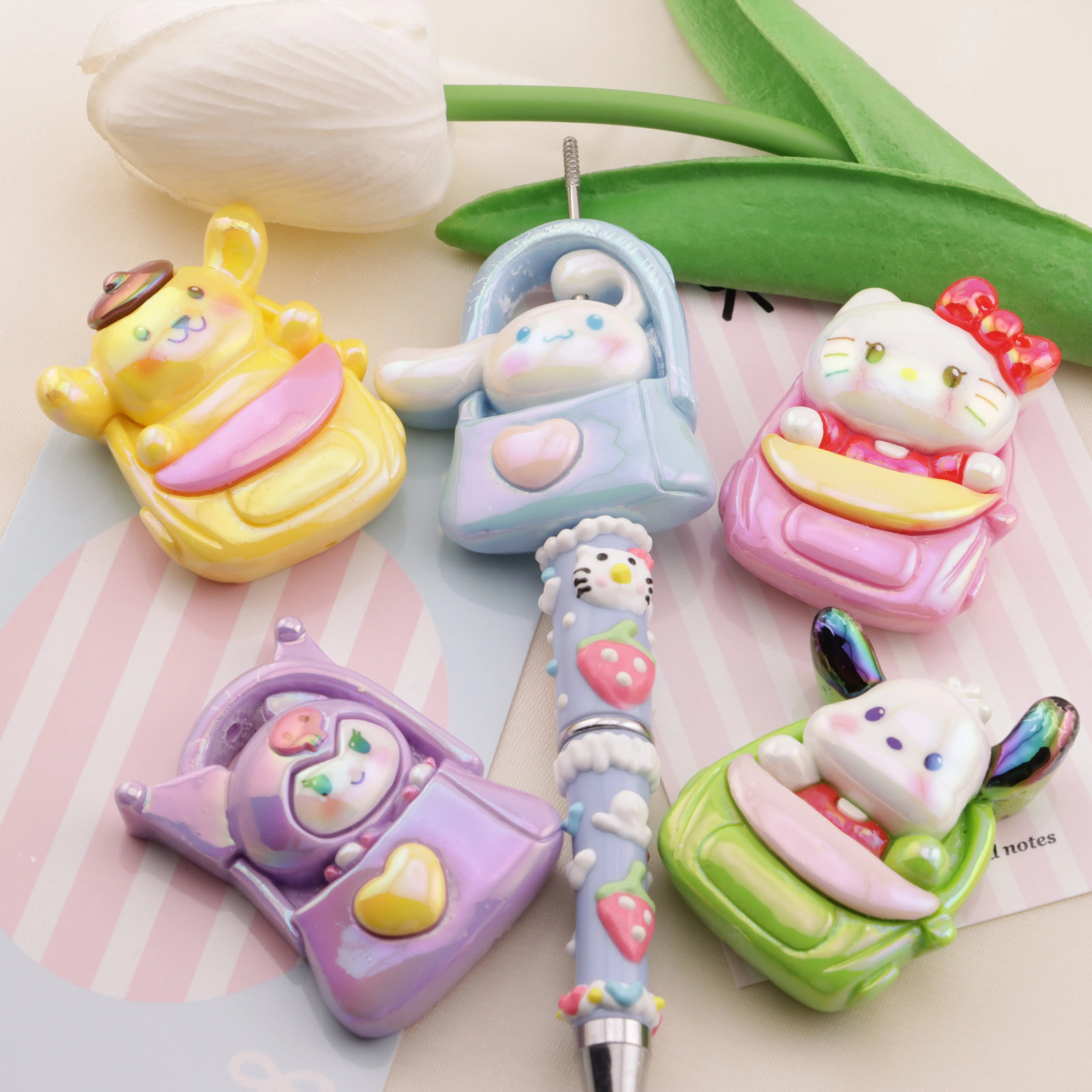 UV Sanrio Handbag Beads Fit For Pen Fit For Pen Zoe's DIY Shop