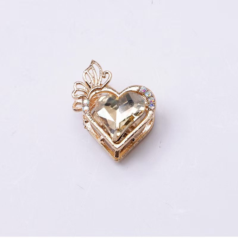 Heart Butterfly Heavy-Duty Beads Straight Hole Beading Accessories Findings DIY Beaded Pen