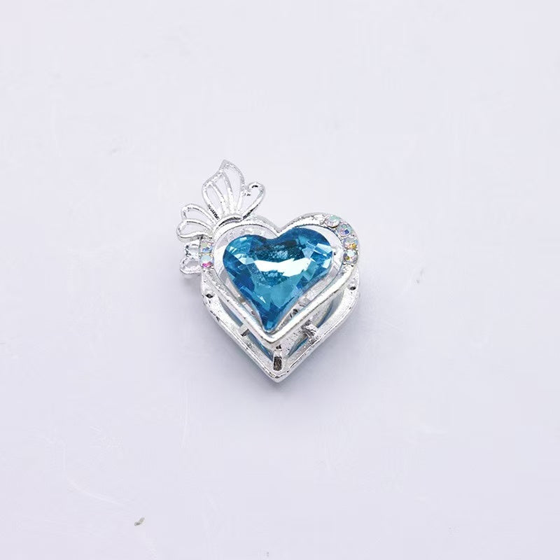 Heart Butterfly Heavy-Duty Beads Straight Hole Beading Accessories Findings DIY Beaded Pen