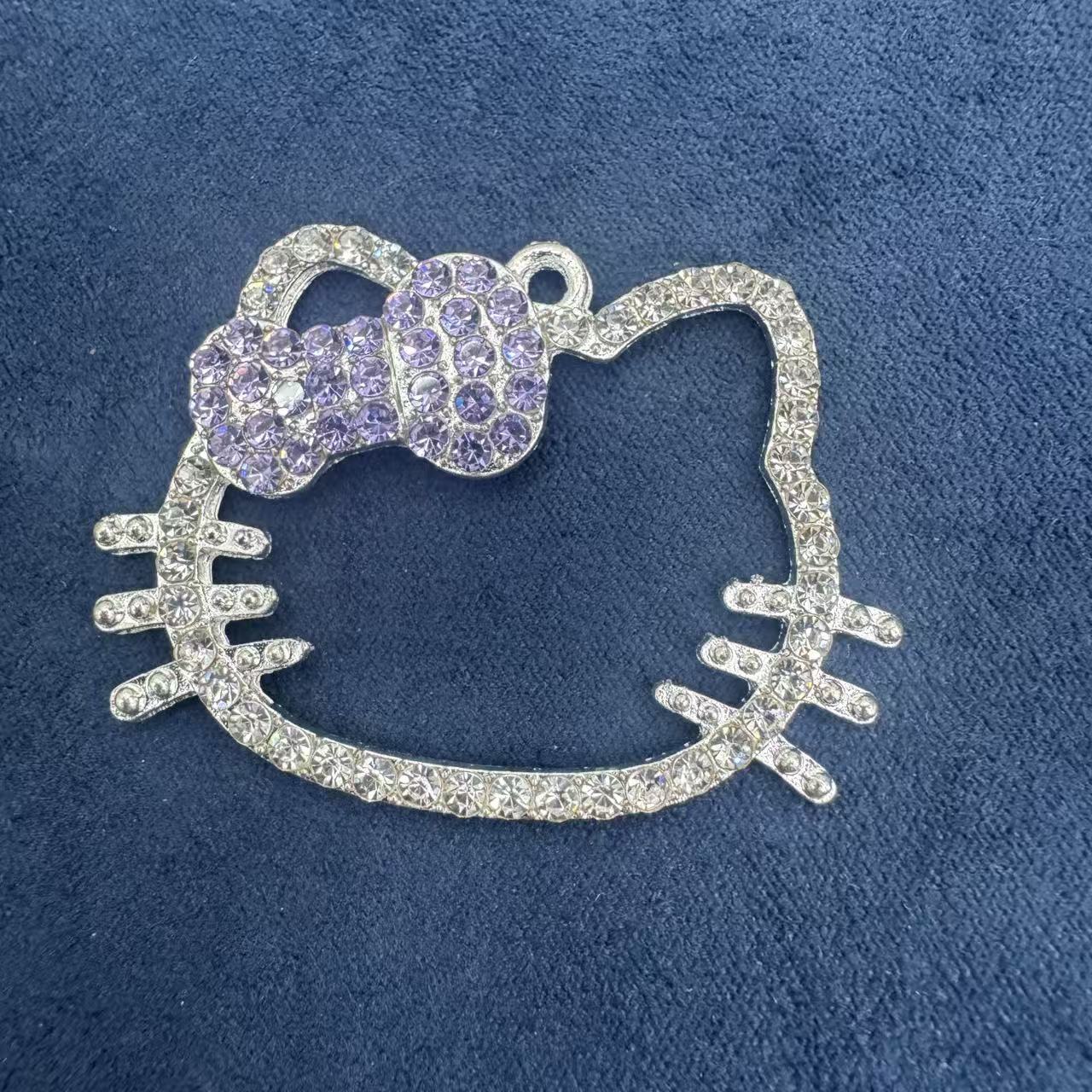 HK Rhinestone Metal Charms For Making Fancy Beads