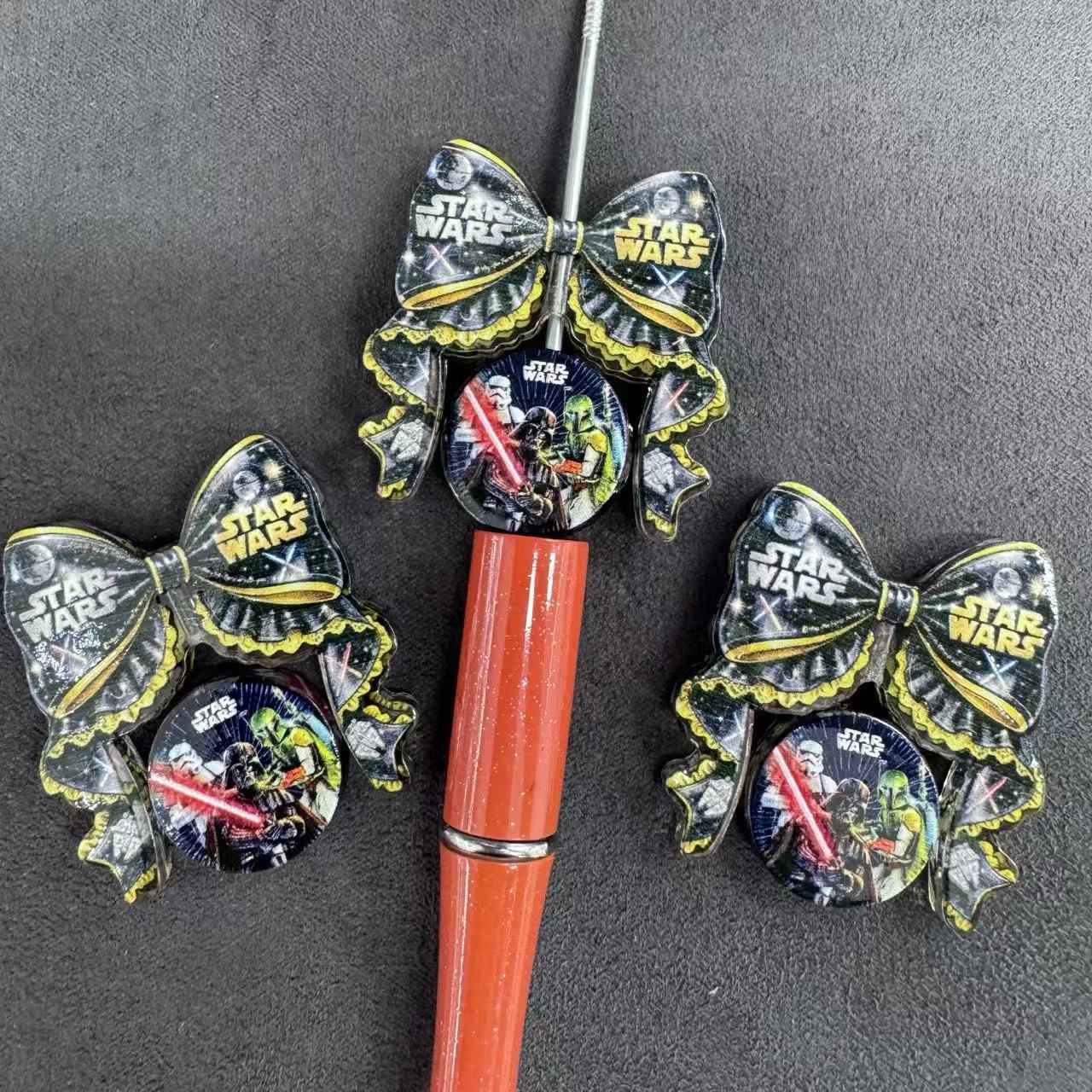 Star Wars Acrylic Bow Beads