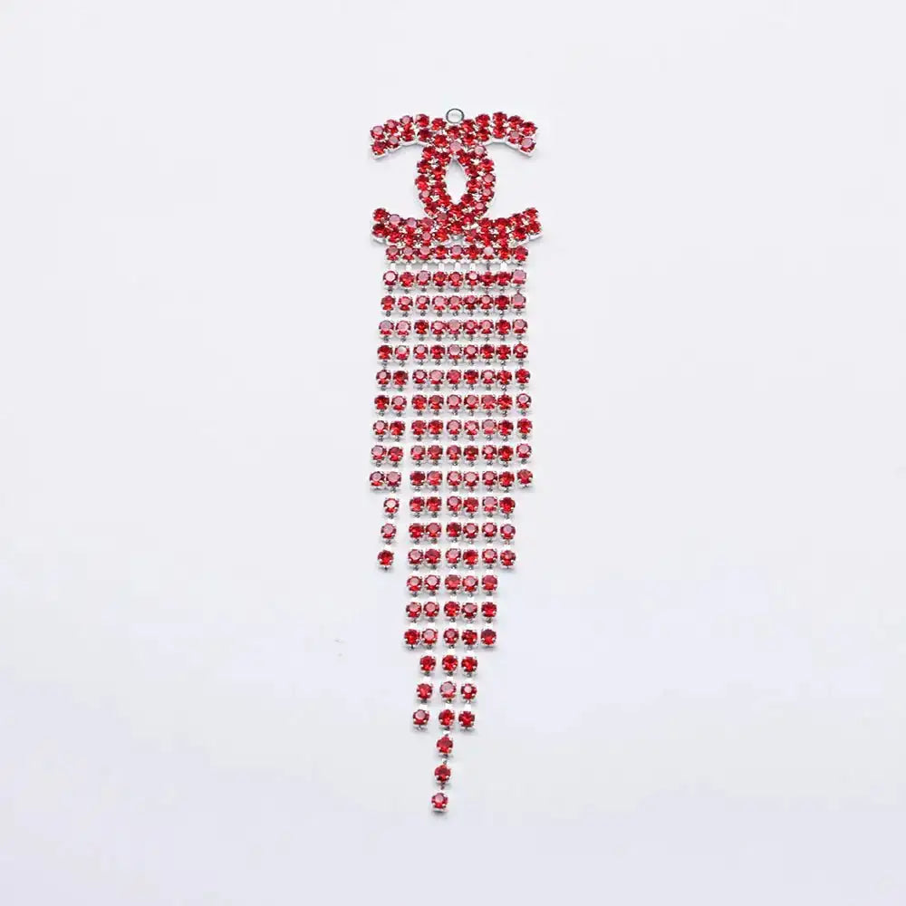 Cc Drill Long Tassel Pendant -Zoe DIY Wholesale
