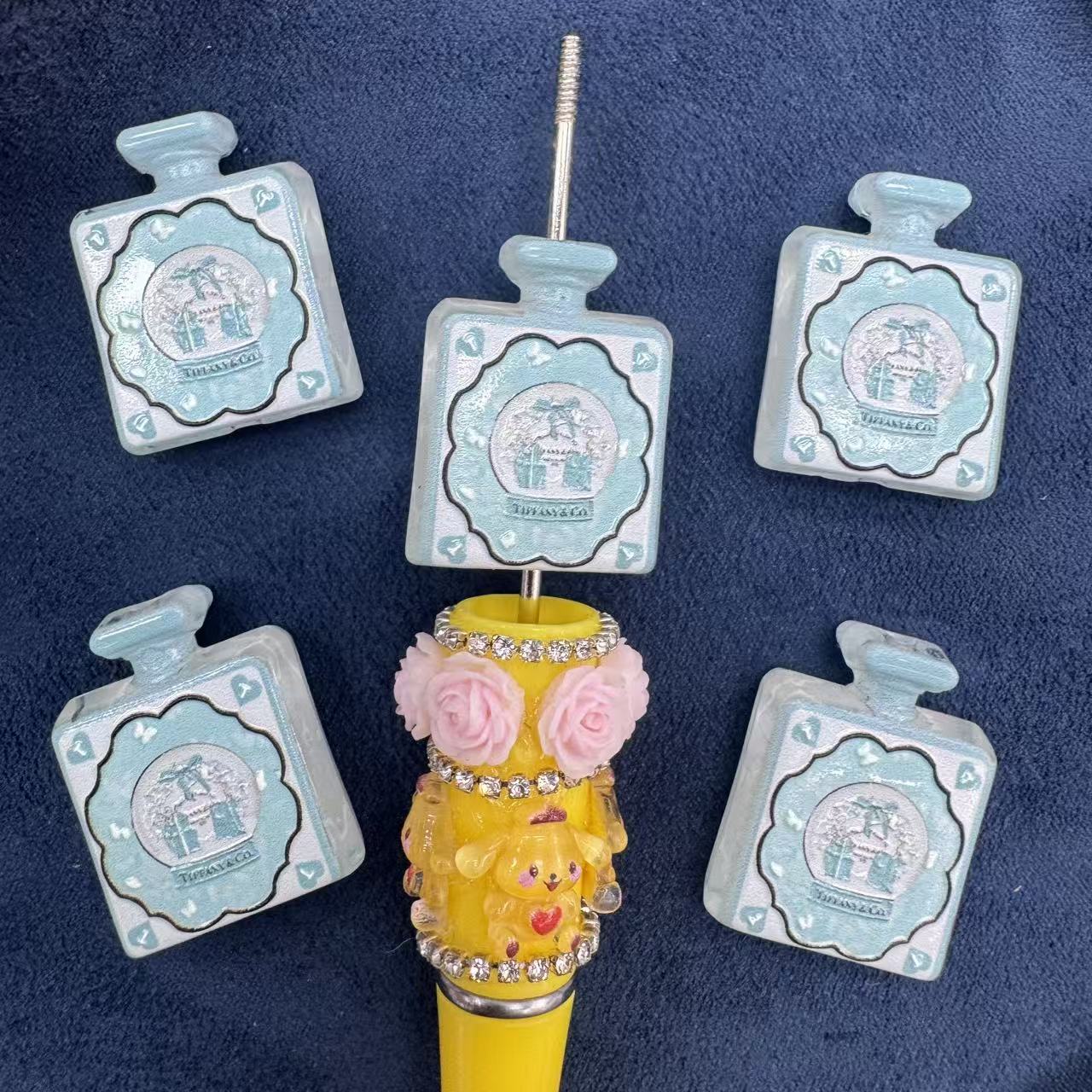 Perfume Bottle Acrylic Beads