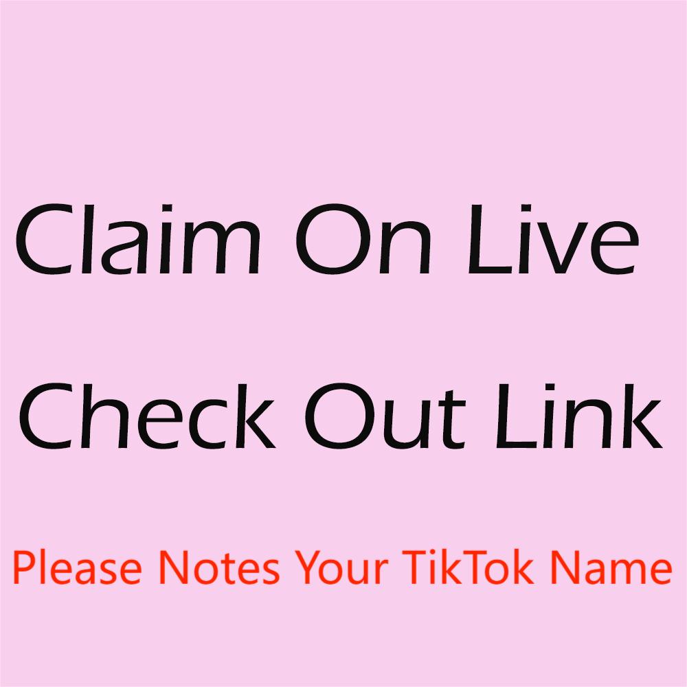 Claim On Live Pay Fast Check Out Link ( Please Notes Your TikTok Name )