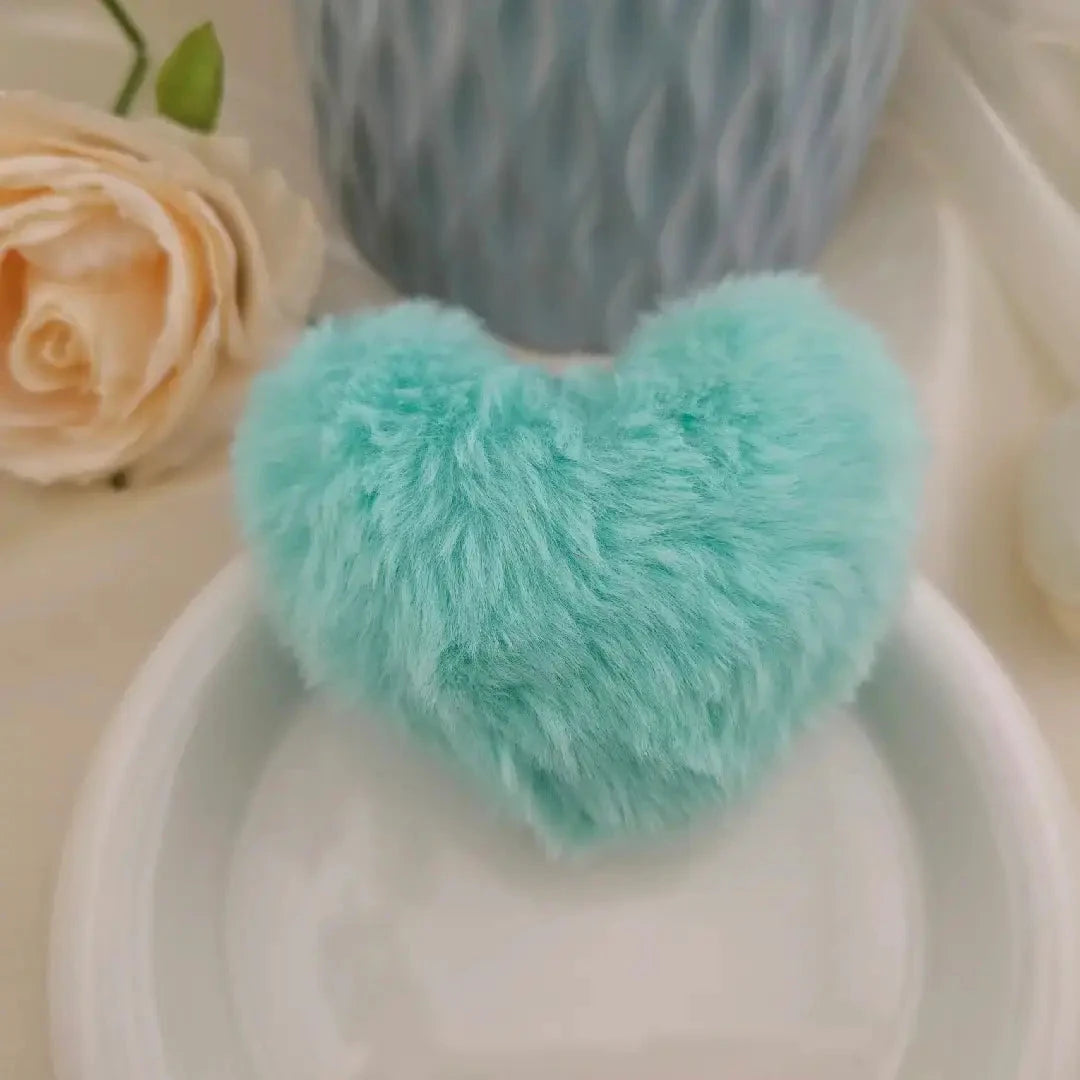 FS6860-Fuzzy Heart-Shaped Plush toy Zoe DIY Wholesale