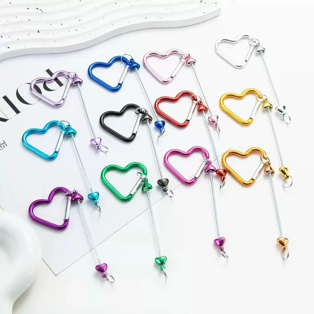 FS6922-Heart-Shaped Carabiner Zoe DIY Wholesale
