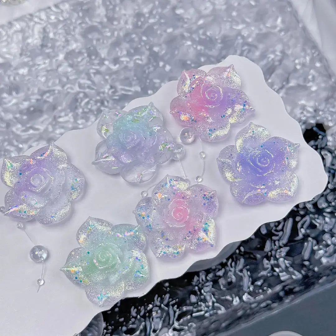 FS5898-38MM Luminous Flower Charms For Crafts, Decoration, Scrapbooking, DIY Supplies Zoe DIY Wholesale