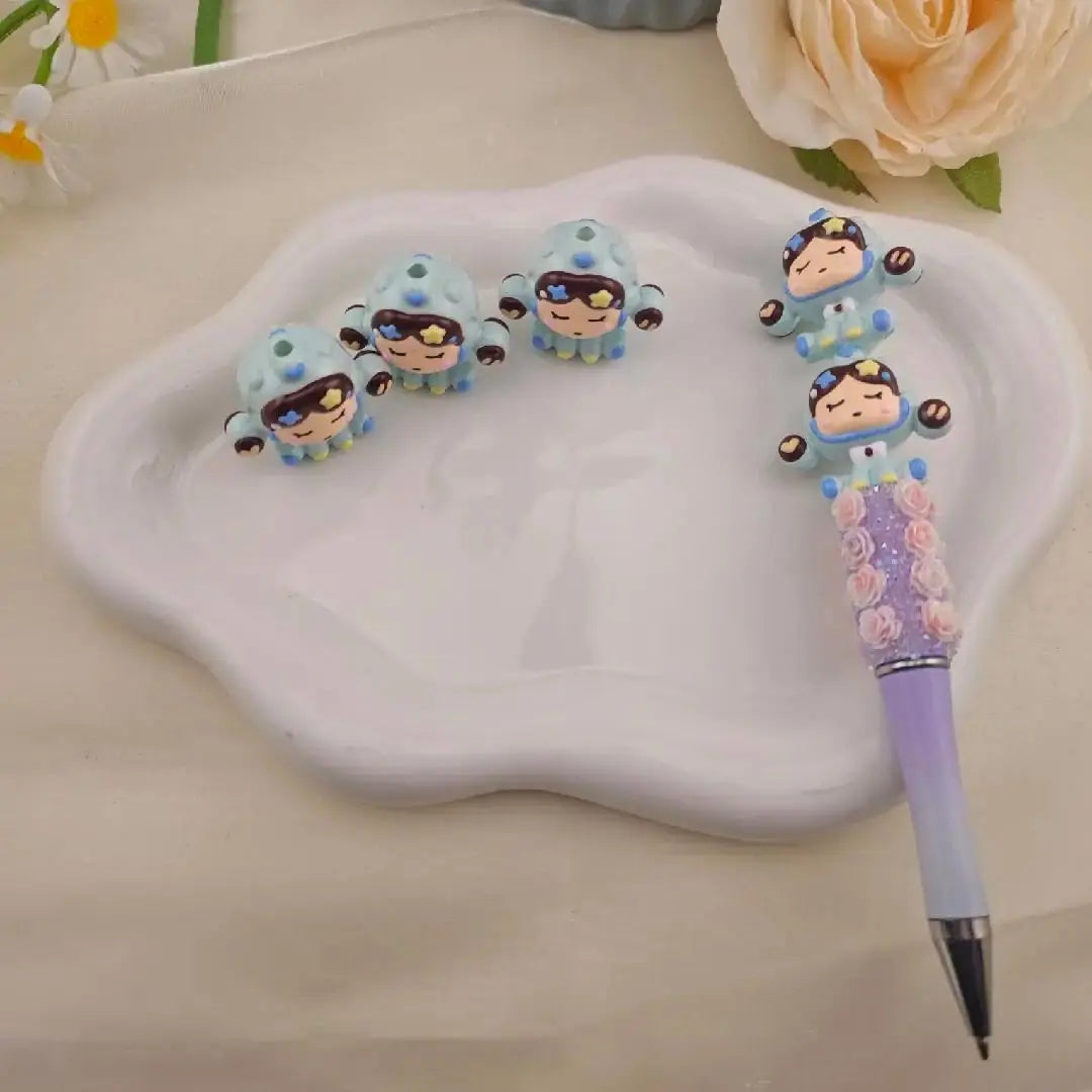 FS6915-Heavy Oil HandPrinted Beads For Beadable Pens Zoe DIY Wholesale