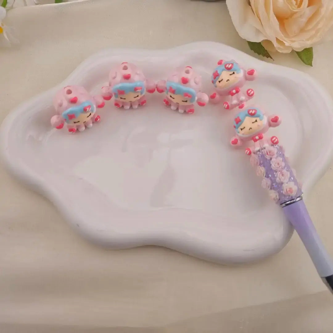 FS6915-Heavy Oil HandPrinted Beads For Beadable Pens Zoe DIY Wholesale