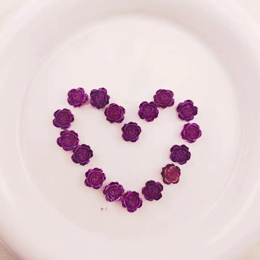 FS6535-9MM Luminous Soft Flower Charms For Nail Charms Zoe DIY Wholesale