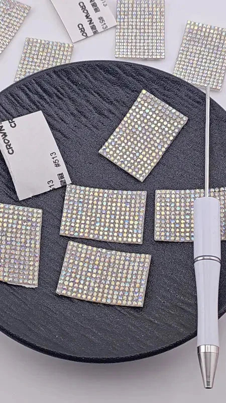 FS1611-37MM Three Color Diamonds Pen Wraps Fit For Pens Zoe's DIY Shop