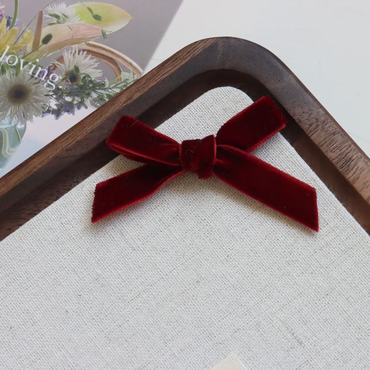FS4656- 10mm Velvet Bows