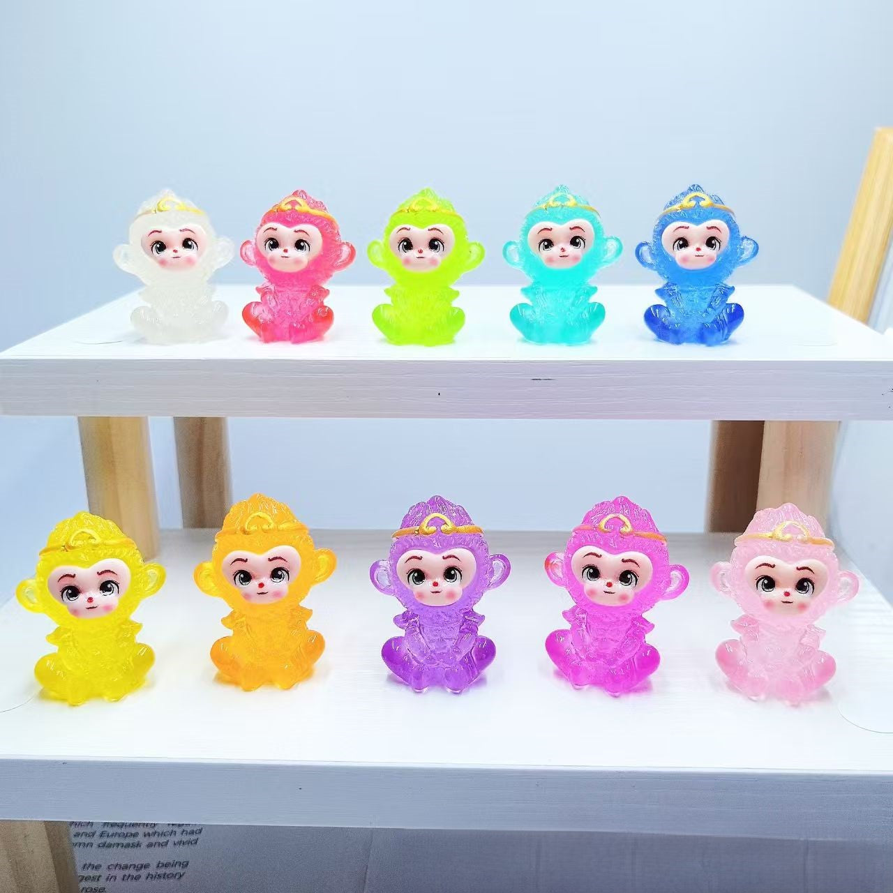 FS3091- Each Set Of Sun Wukong Glow-In-The-Dark Beads Contains 11 Pieces